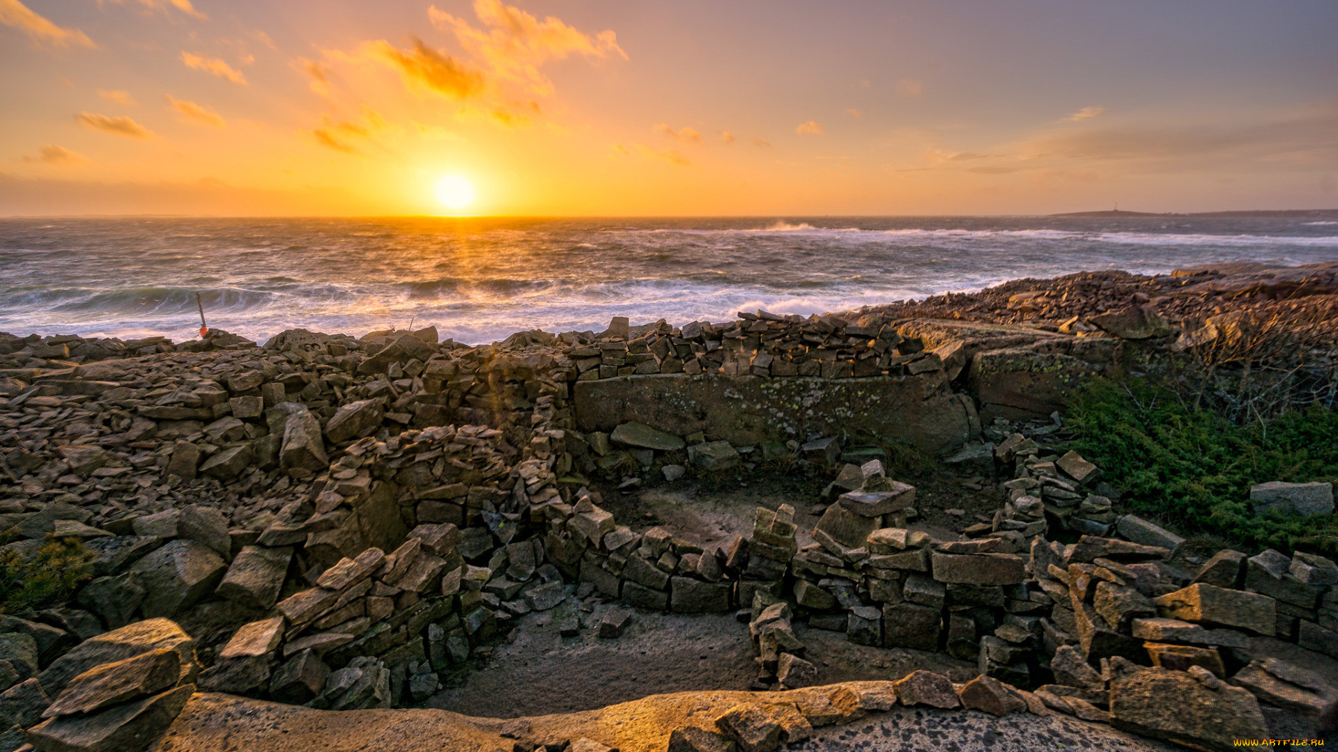 природа, восходы, закаты, океан, рассвет