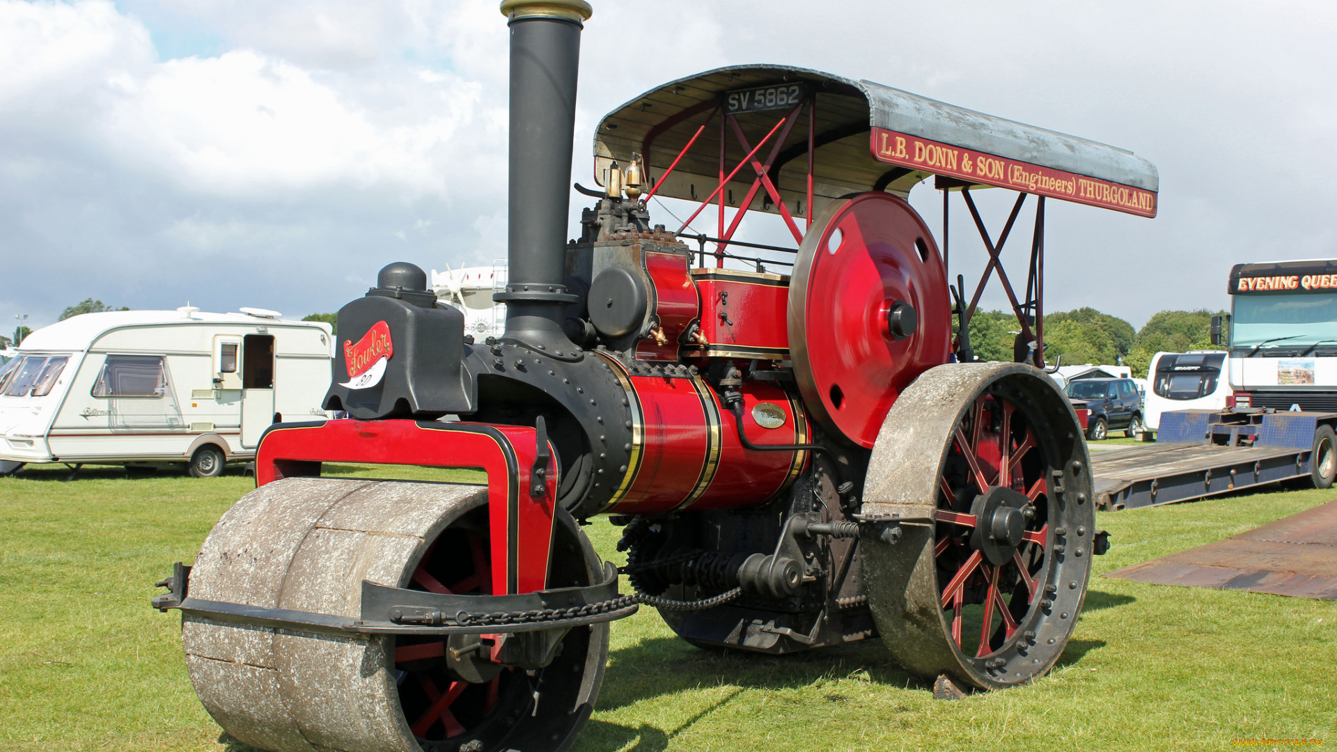 техника, катки, паровой, каток