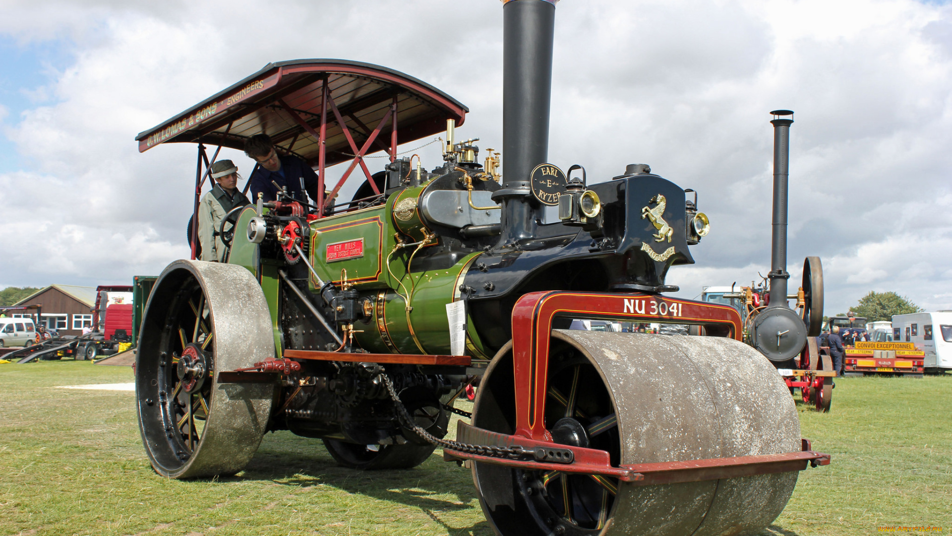 техника, катки, паровой, каток