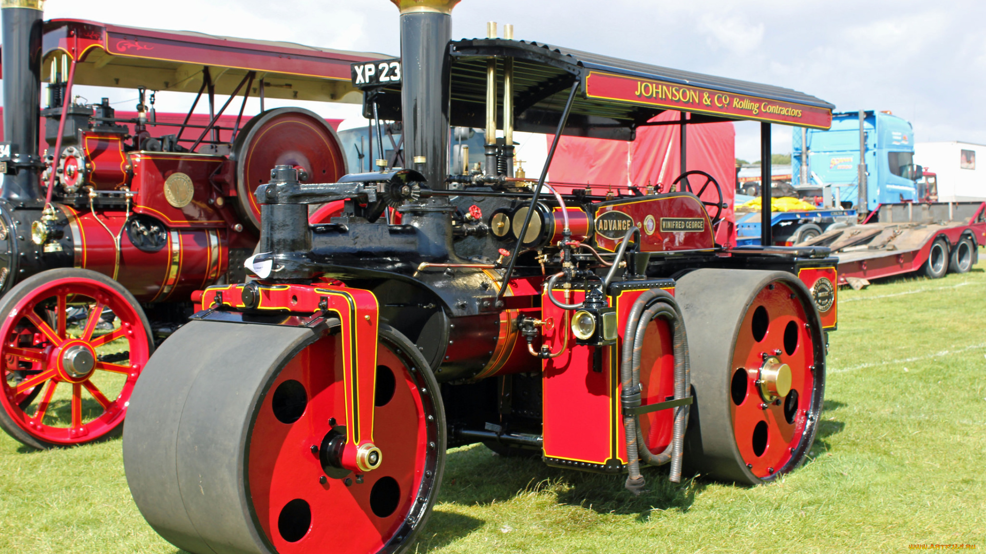 техника, катки, паровой, каток