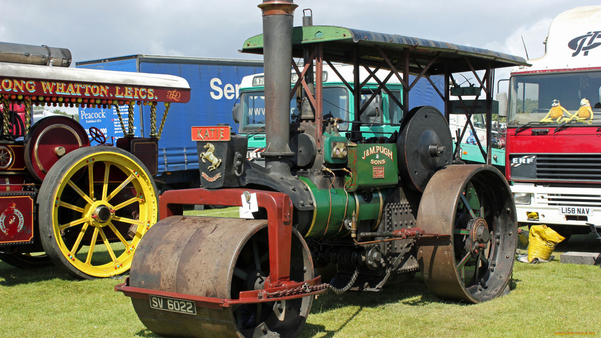 техника, катки, паровой, каток