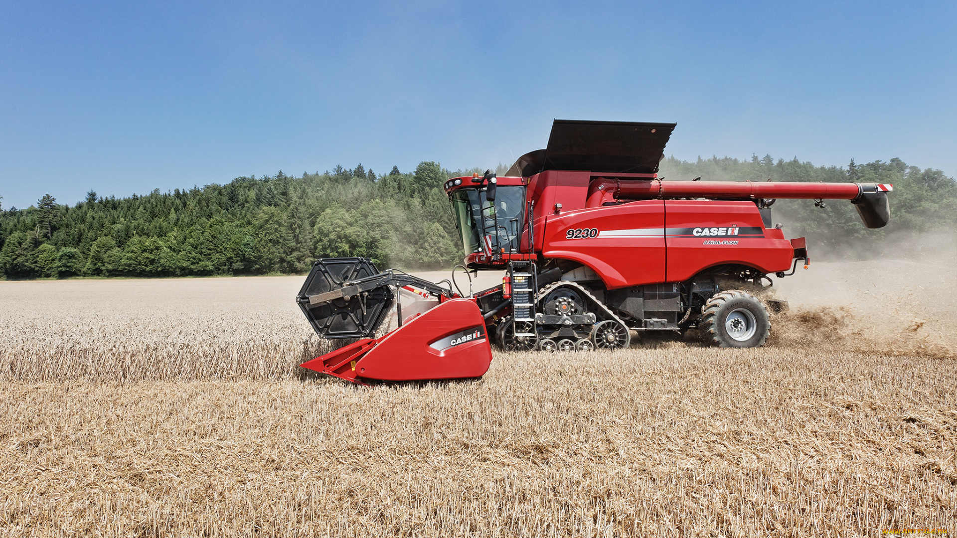 техника, комбайны, жатва, комбайн, поле