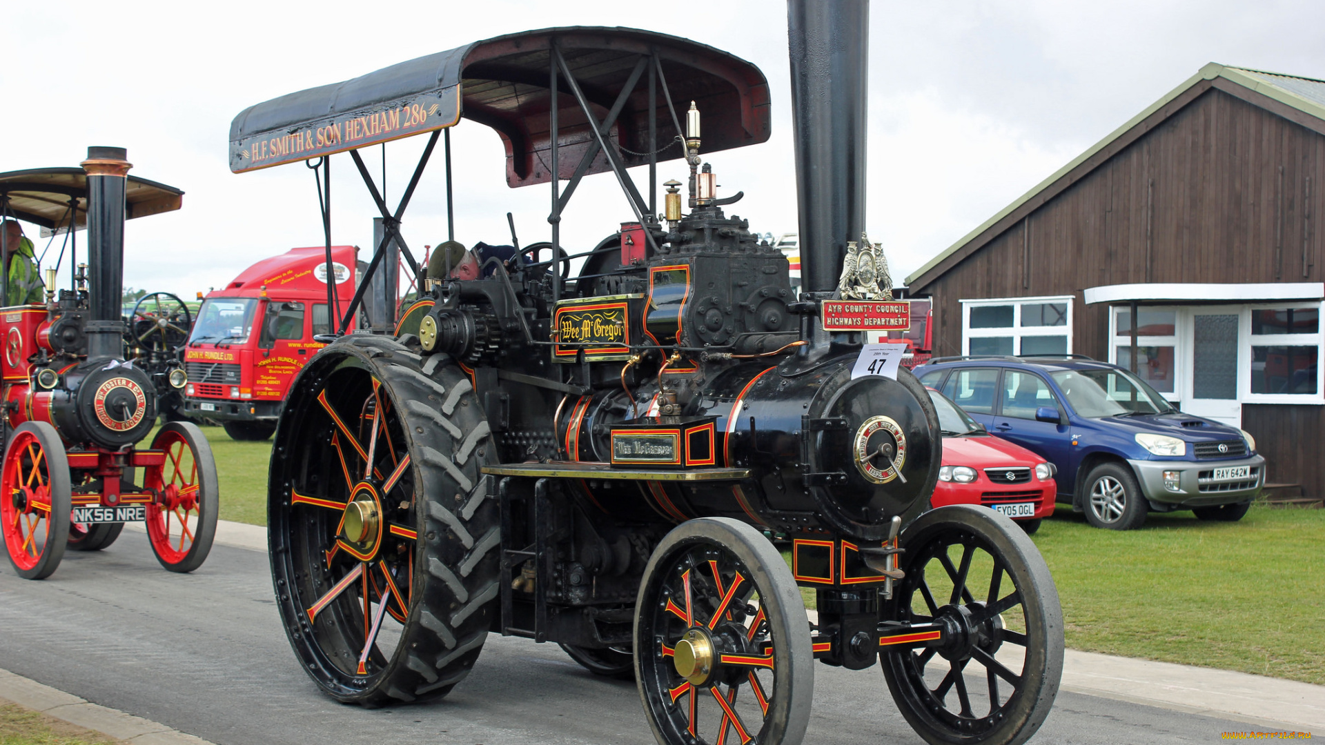 техника, тракторы, трактор, паровой