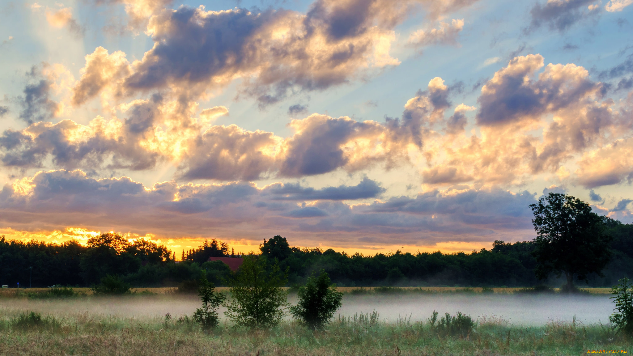 природа, восходы, закаты, рассвет
