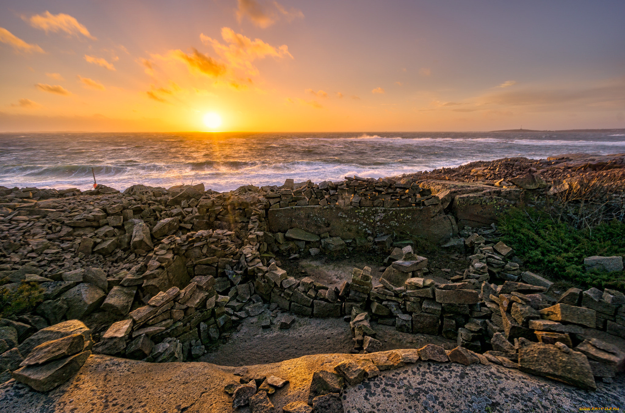 природа, восходы, закаты, океан, рассвет