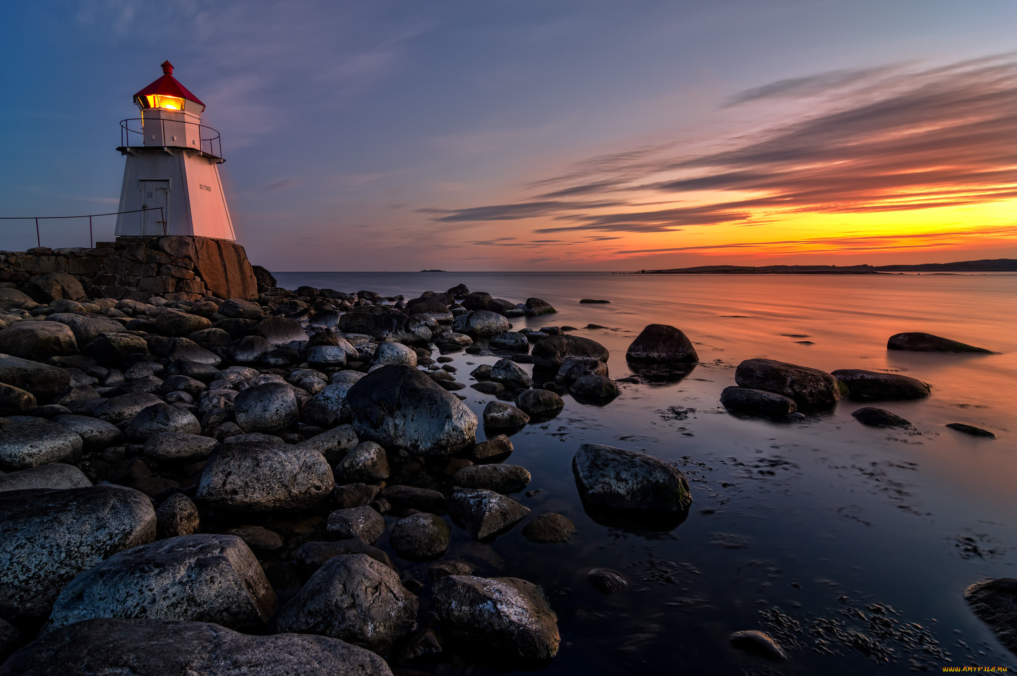 природа, маяки, побережье, маяк