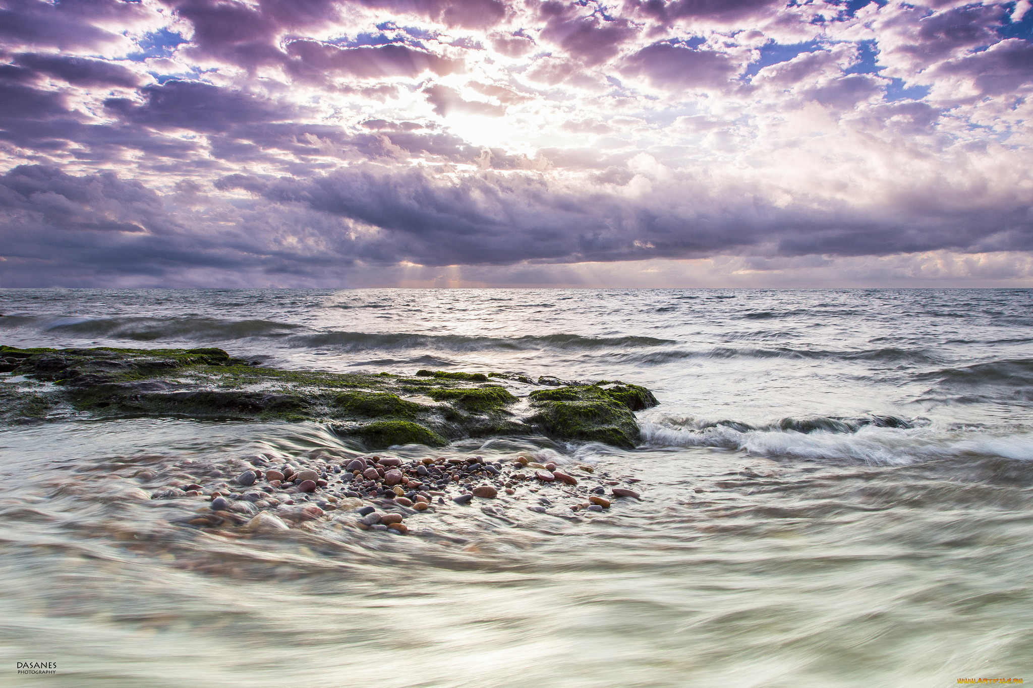 природа, восходы, закаты, берег, море, небо, облака