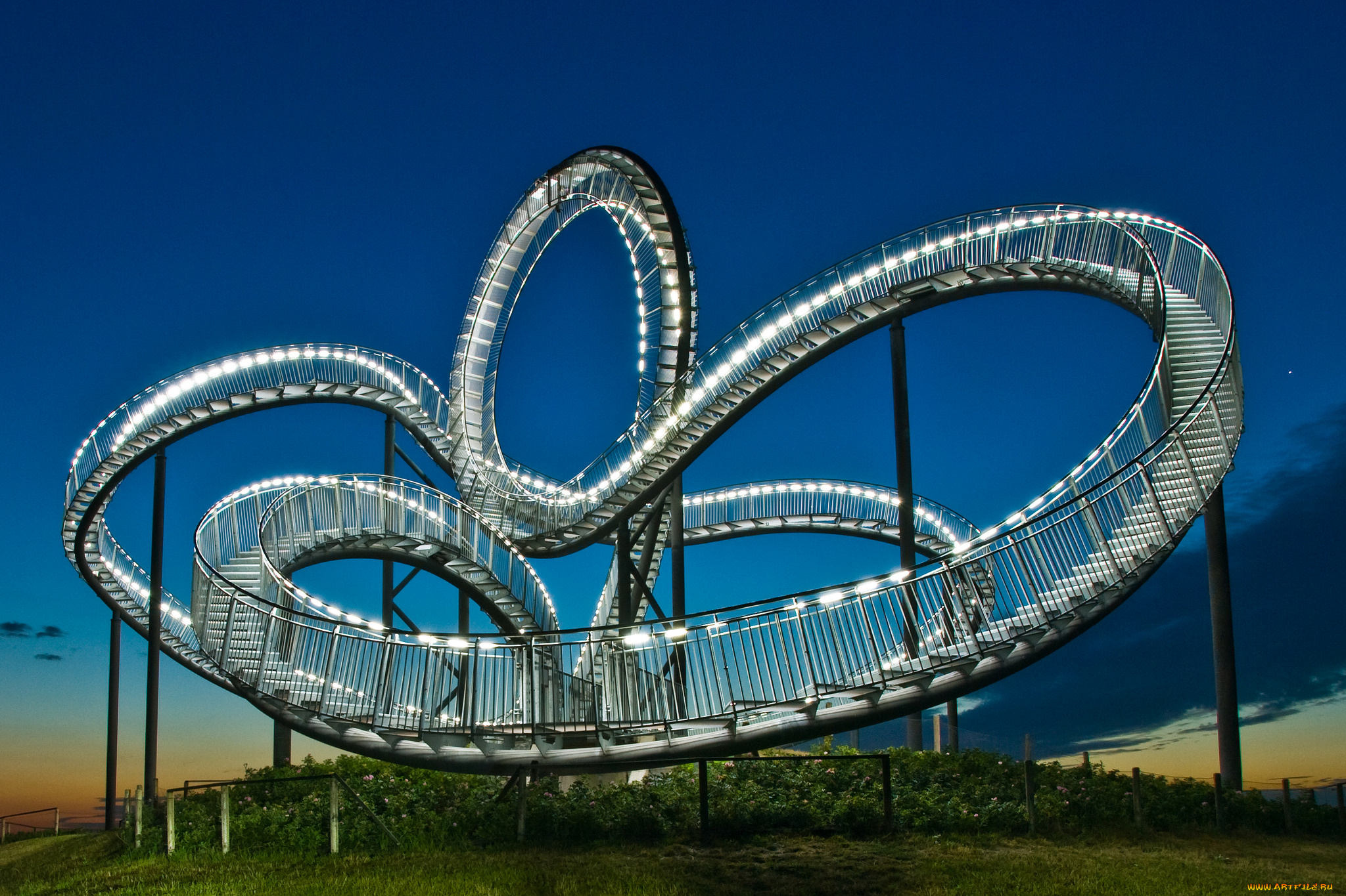 разное, карусели, , качели, , аттракционы, карусель, горка, небо