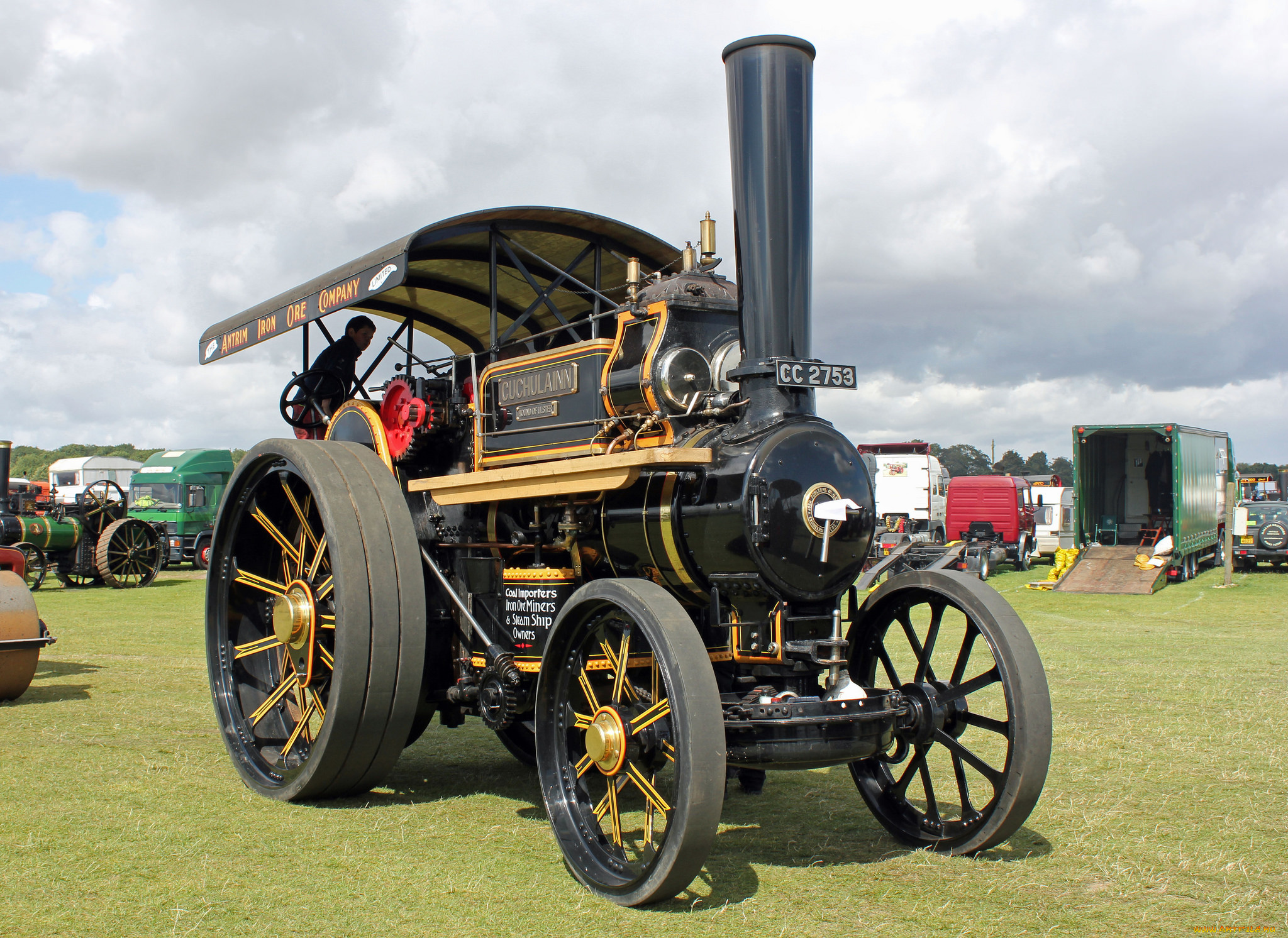 техника, тракторы, паровой, трактор