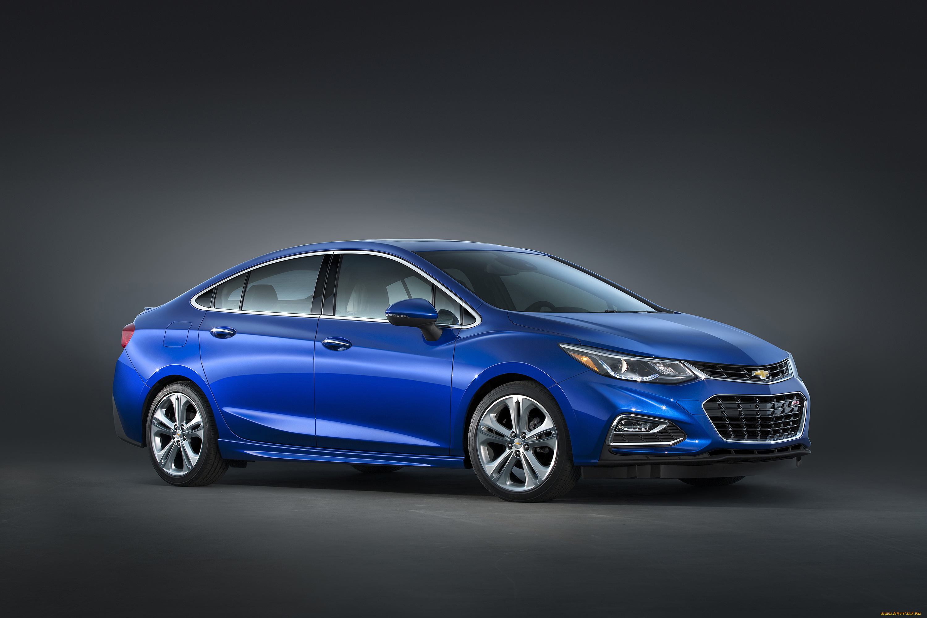 автомобили, chevrolet, синий, cruze, rs, 2016, г