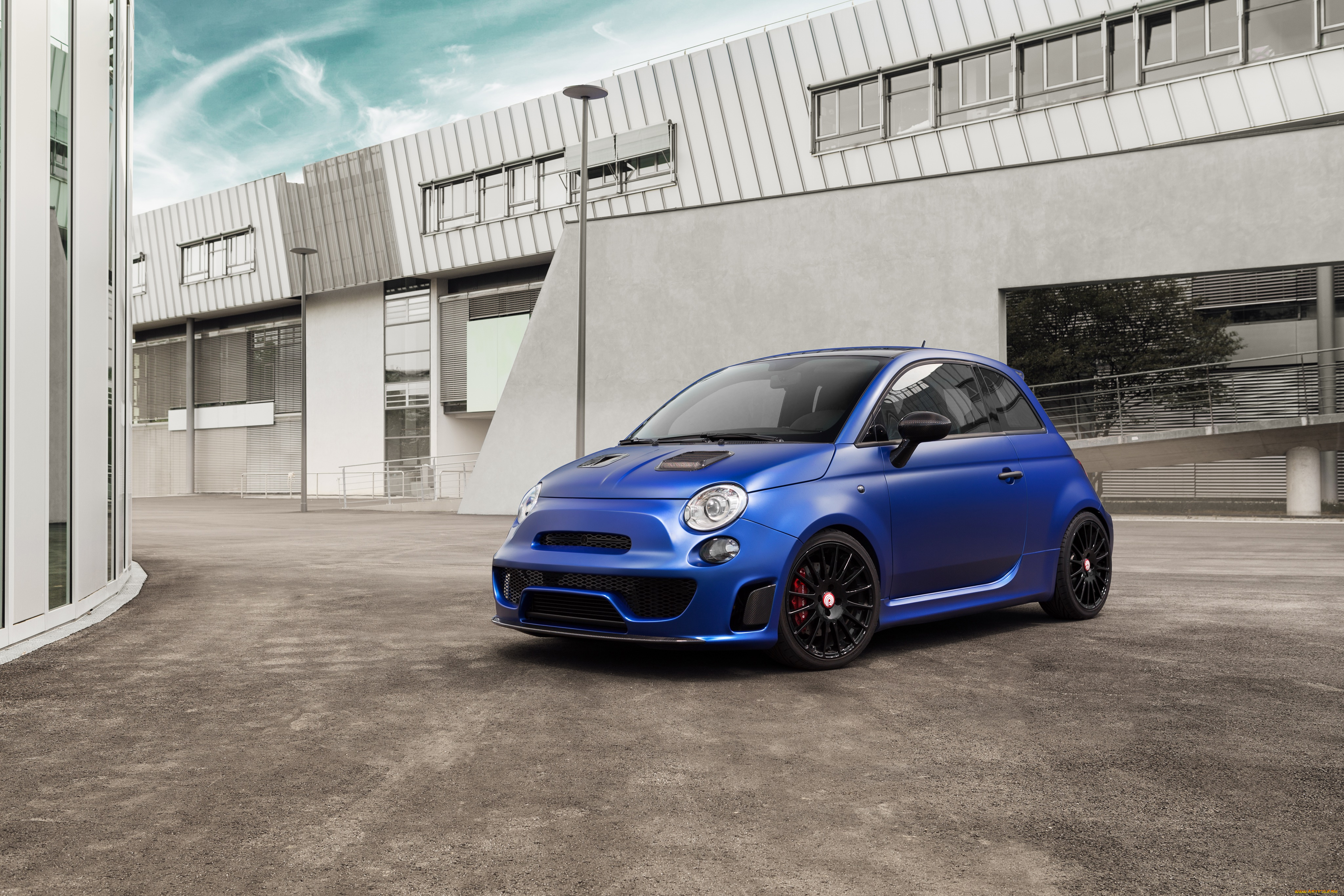 автомобили, fiat, 2015г, wonder, blue, 500, pogea, racing, синий, abarth