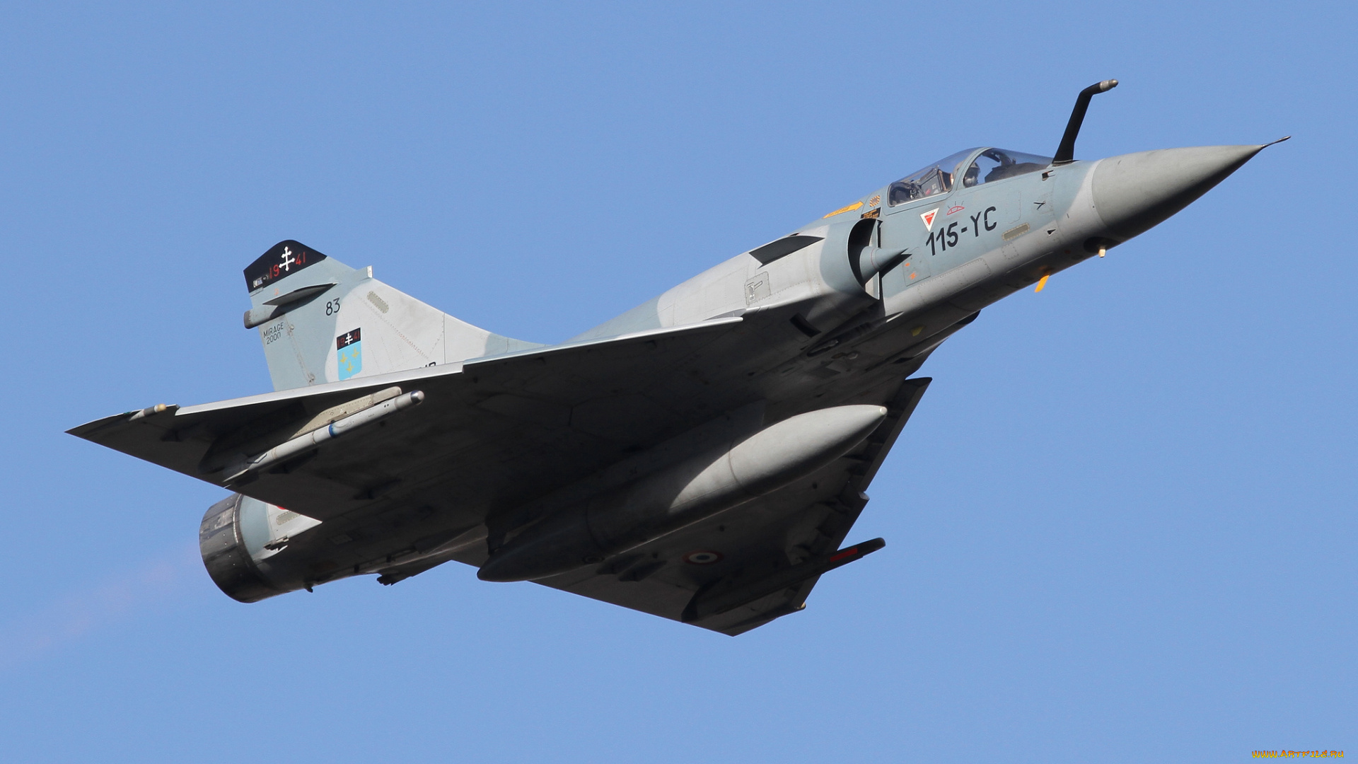 авиация, боевые, самолёты, mirage, 2000c, многоцелевой, истребитель