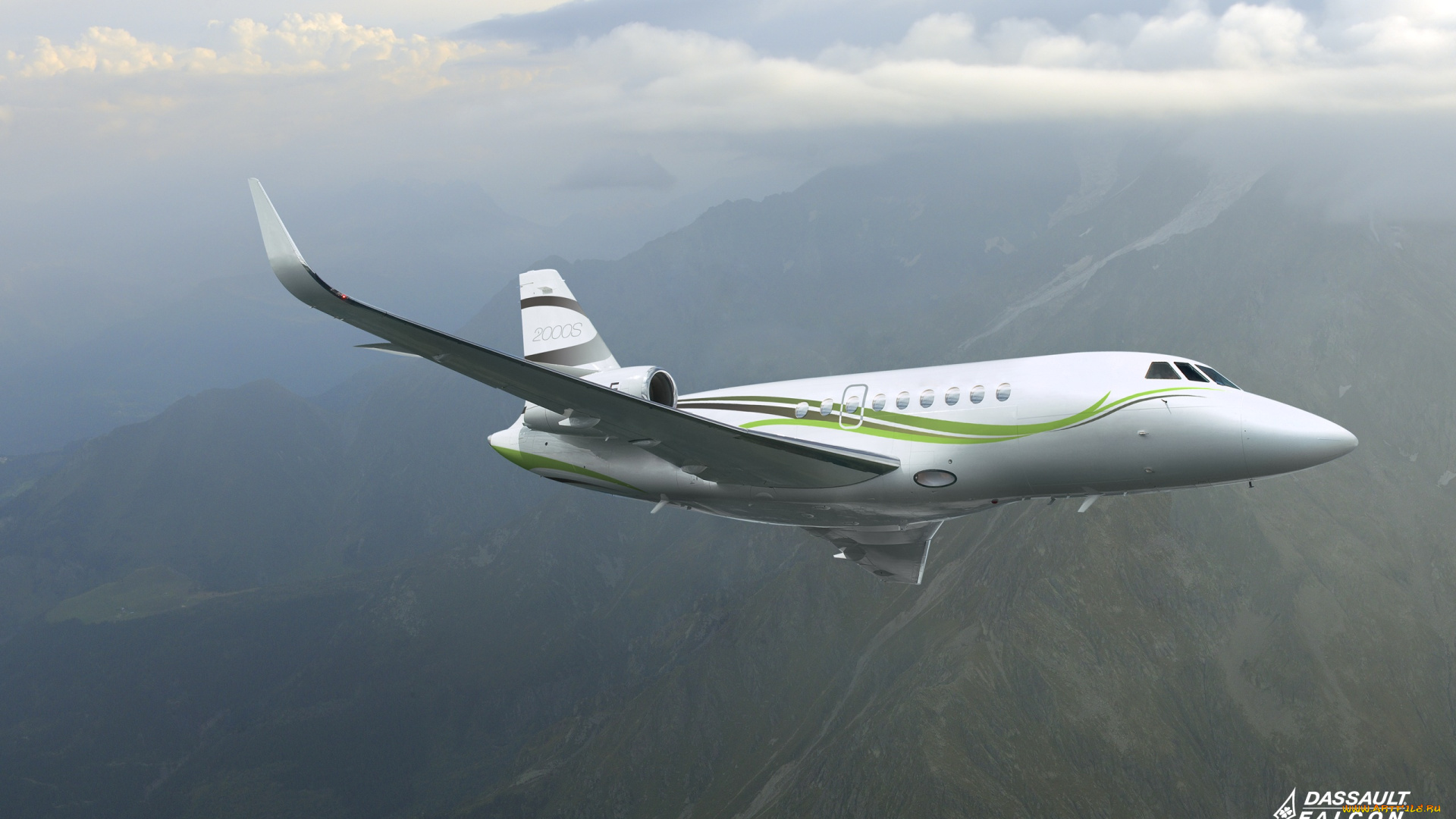 авиация, пассажирские, самолёты, falcon