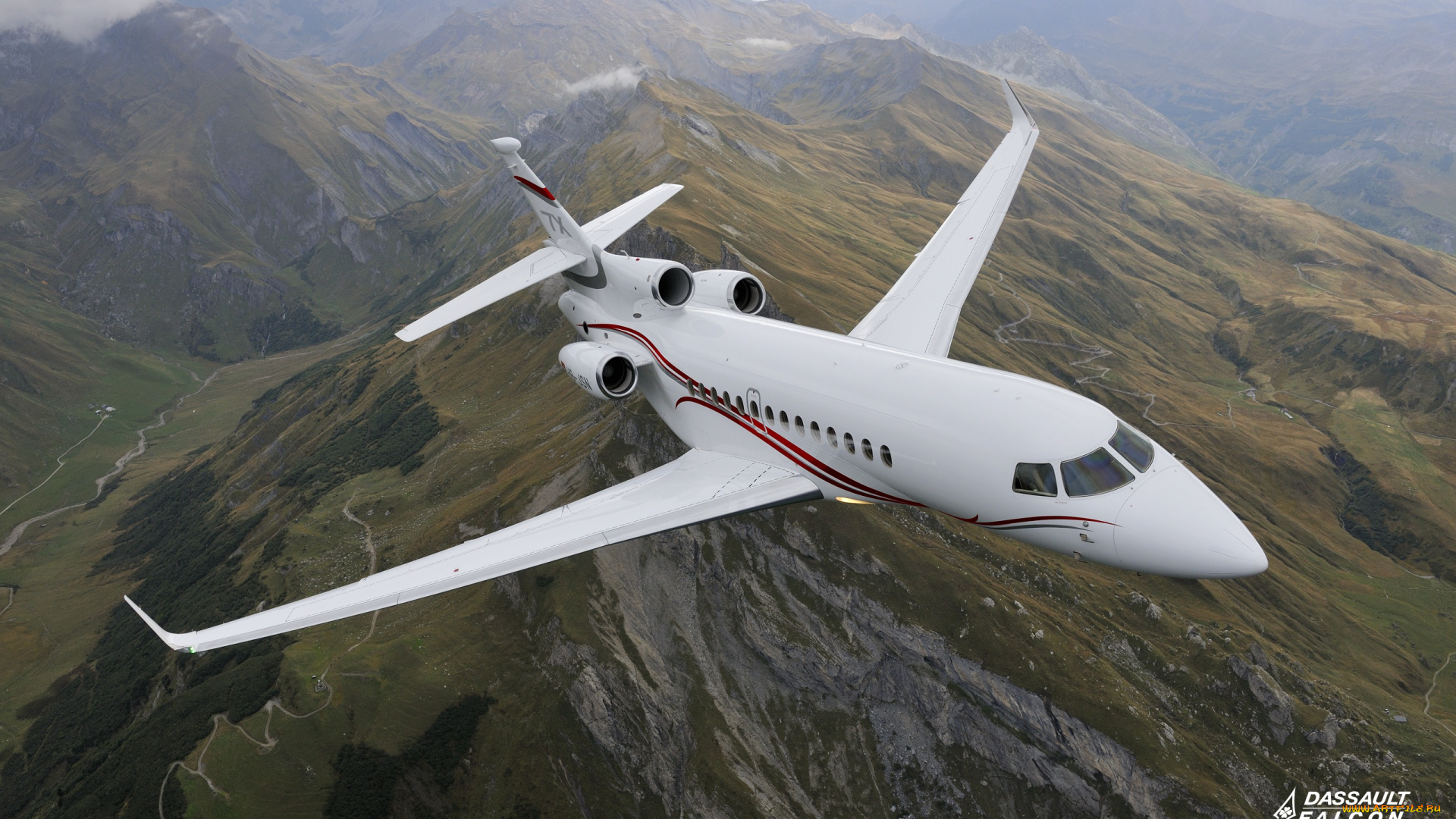 авиация, пассажирские, самолёты, falcon