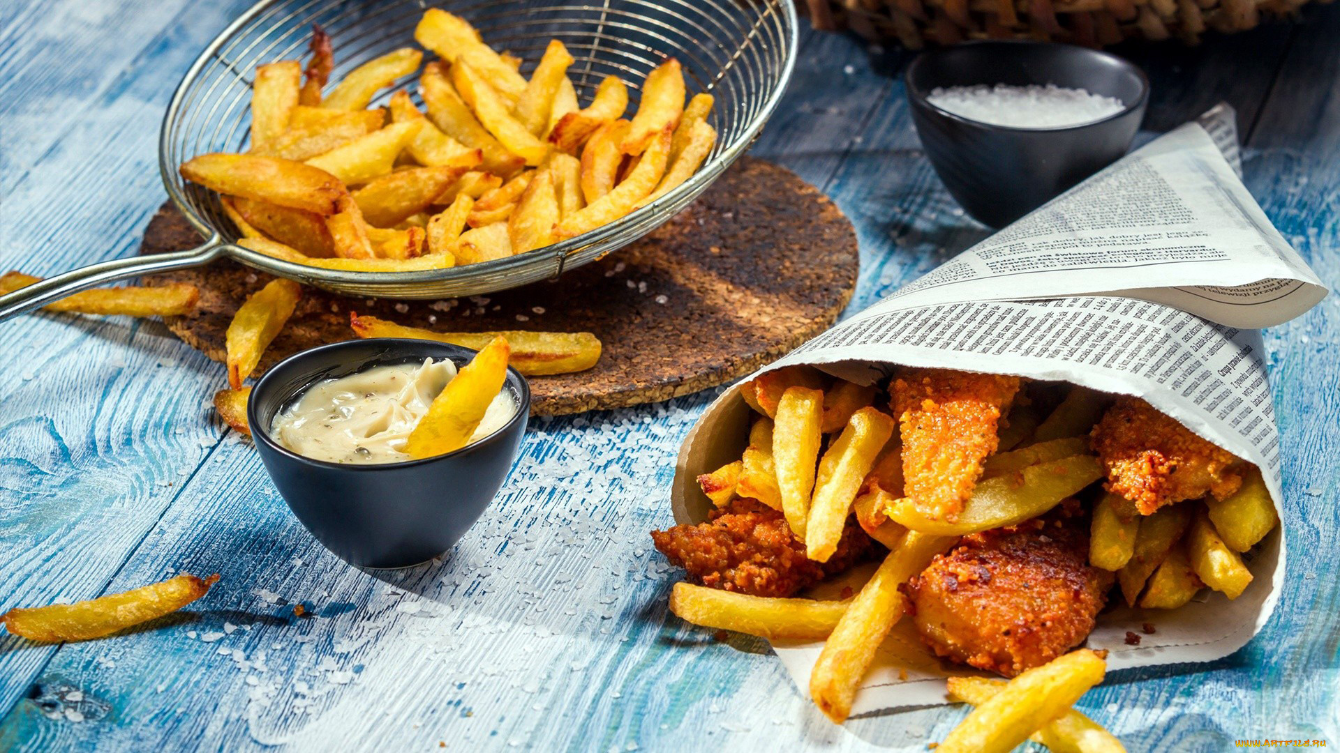 еда, Чипсы, , картофель, фри, ломтики, соус