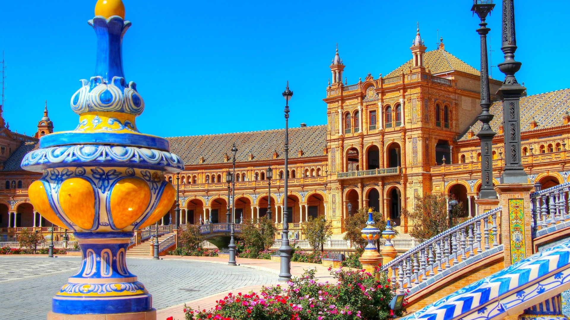 города, севилья, , испания, здания, старинные