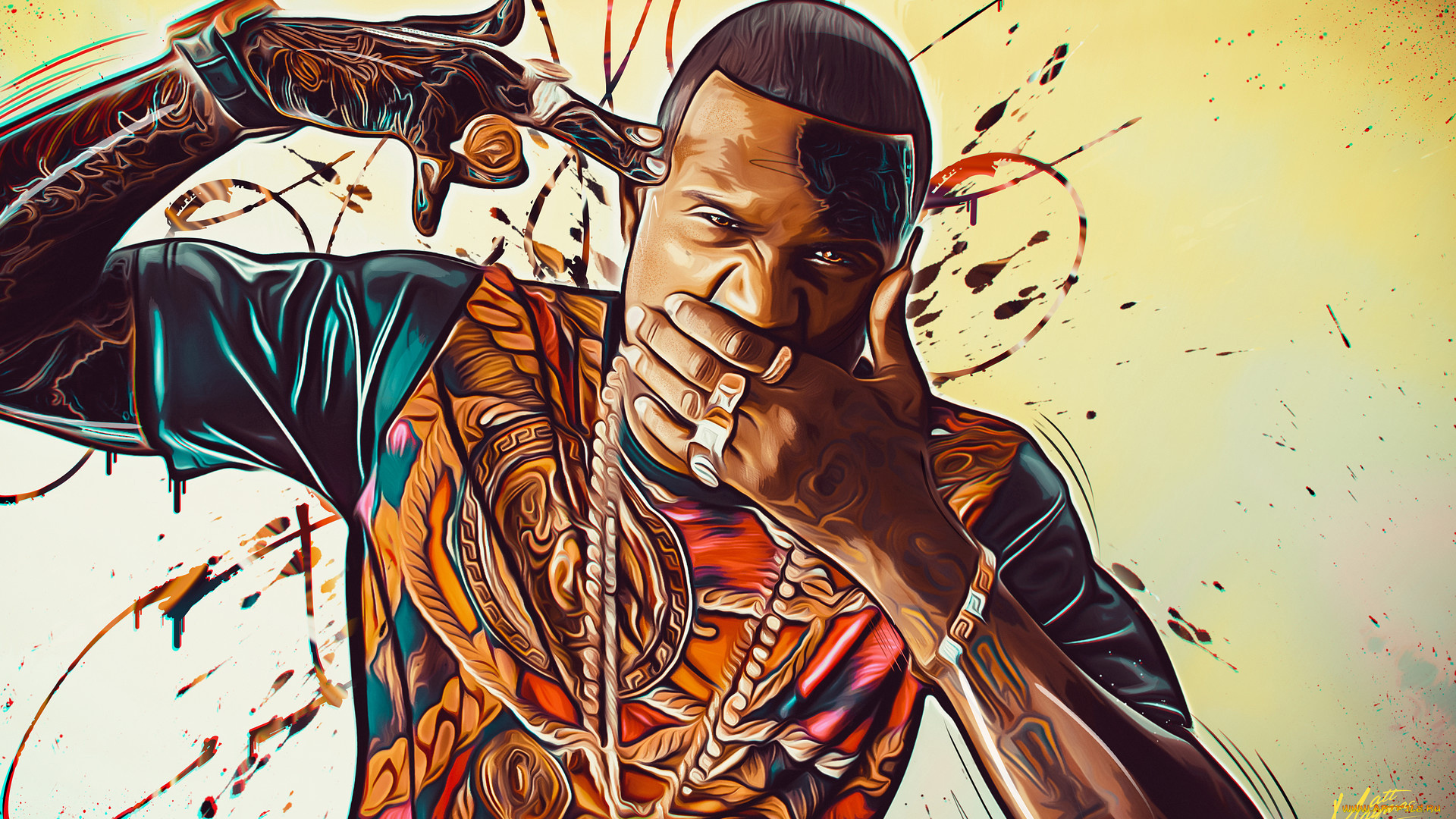 рисованное, люди, fuck, tha, police, matthew, maymac, арт