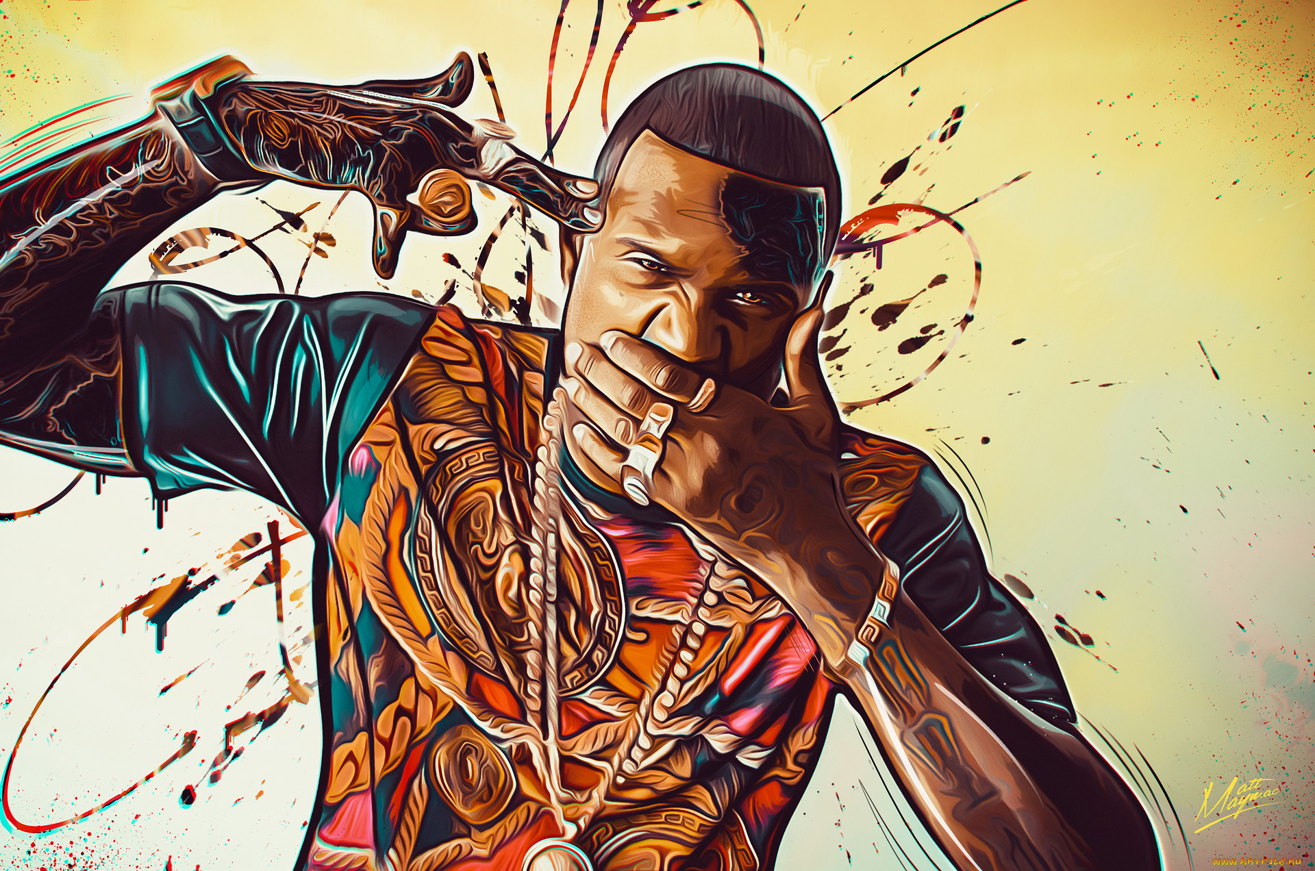 рисованное, люди, fuck, tha, police, matthew, maymac, арт