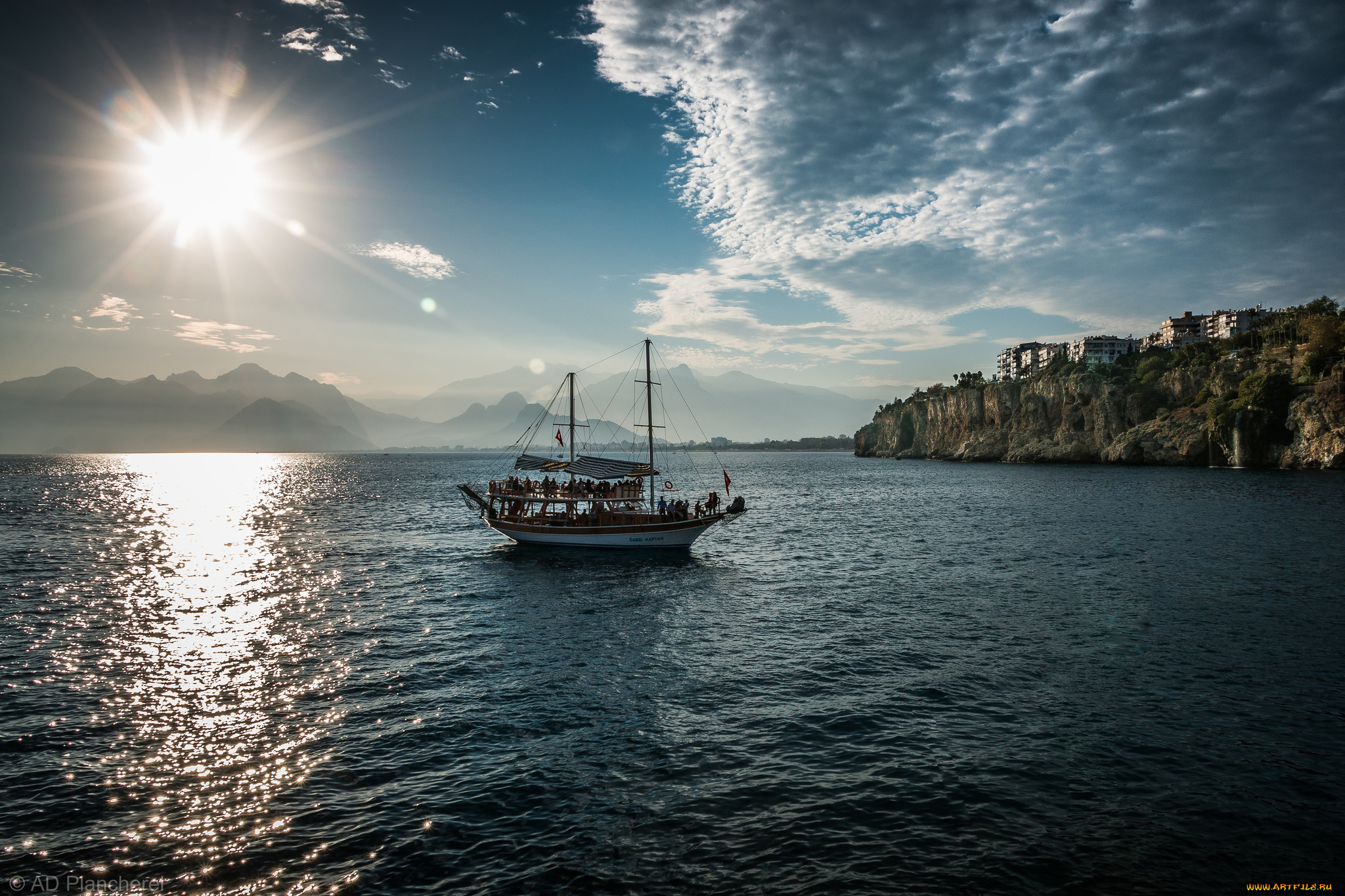 корабли, парусники, море