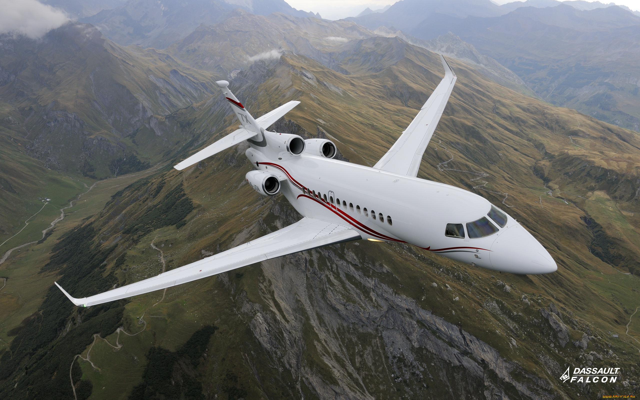 авиация, пассажирские, самолёты, falcon