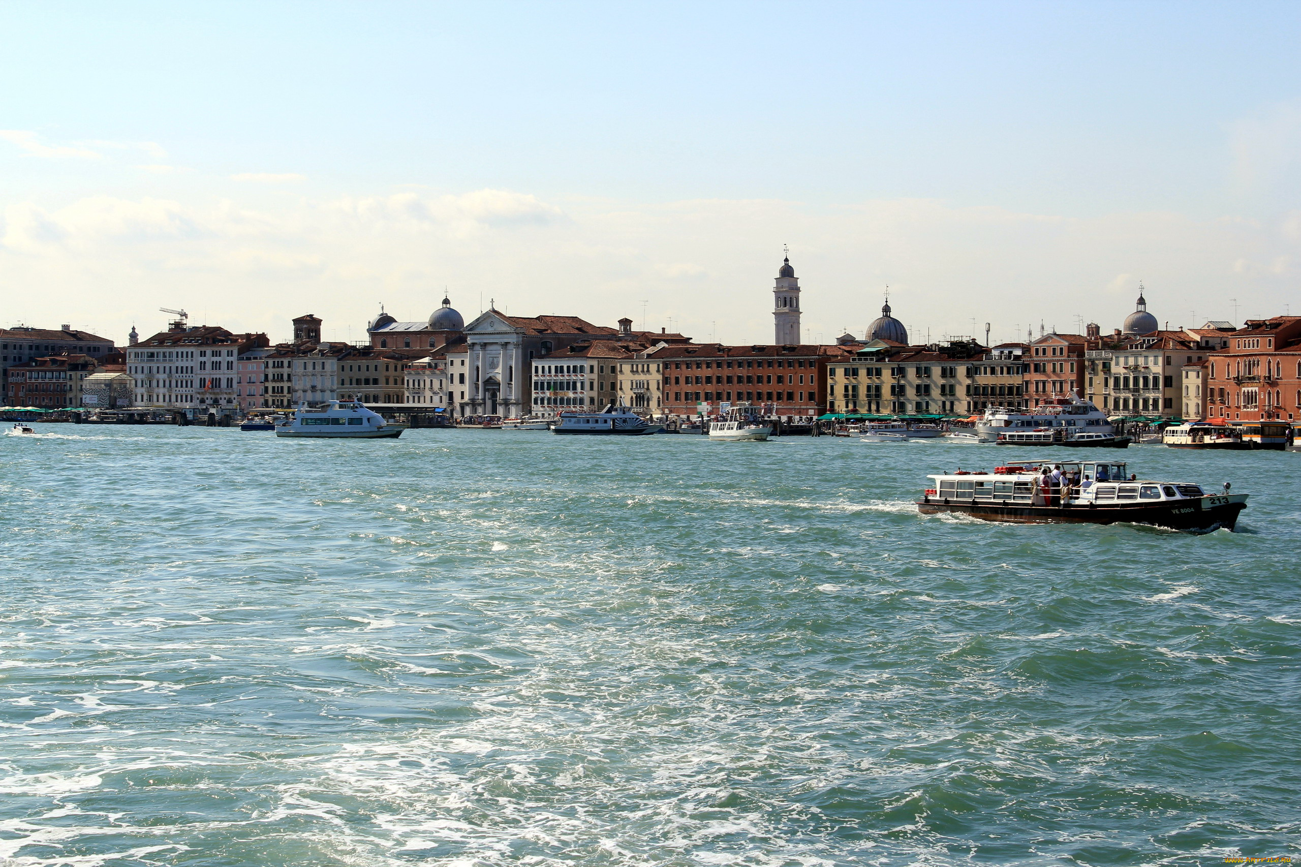 города, венеция, , италия, здания, башни