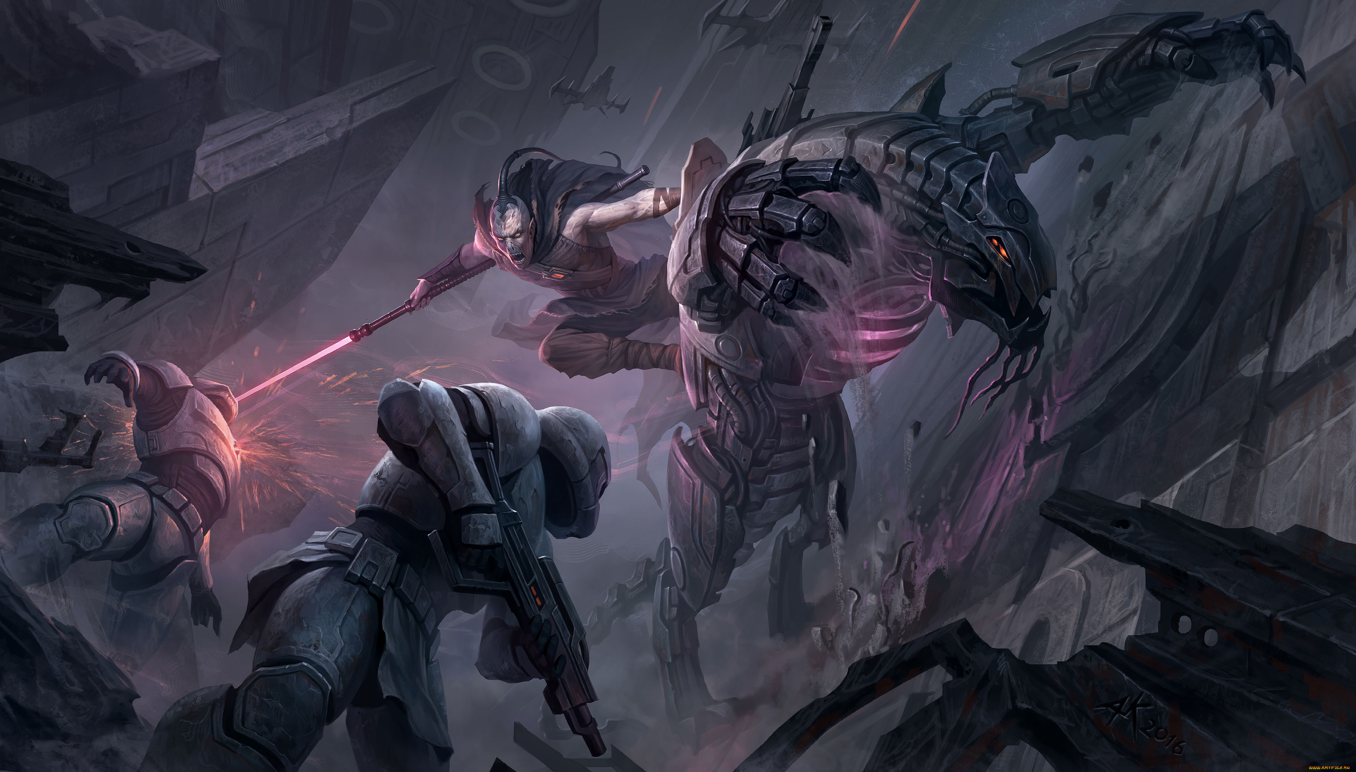 фэнтези, _star, wars, andrew, kuzinskiy, star, wars, звёздные, войны, фан-арт