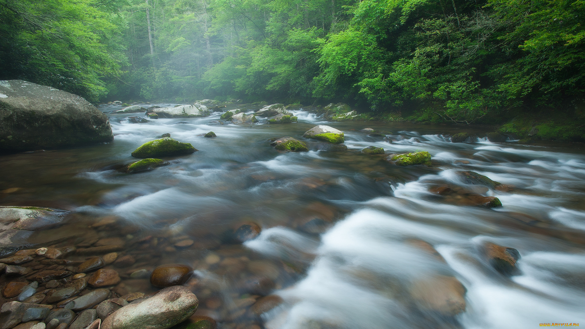 природа, водопады, водопад, вода, река, поток, камни, river, stream, rocks, waterfall, water