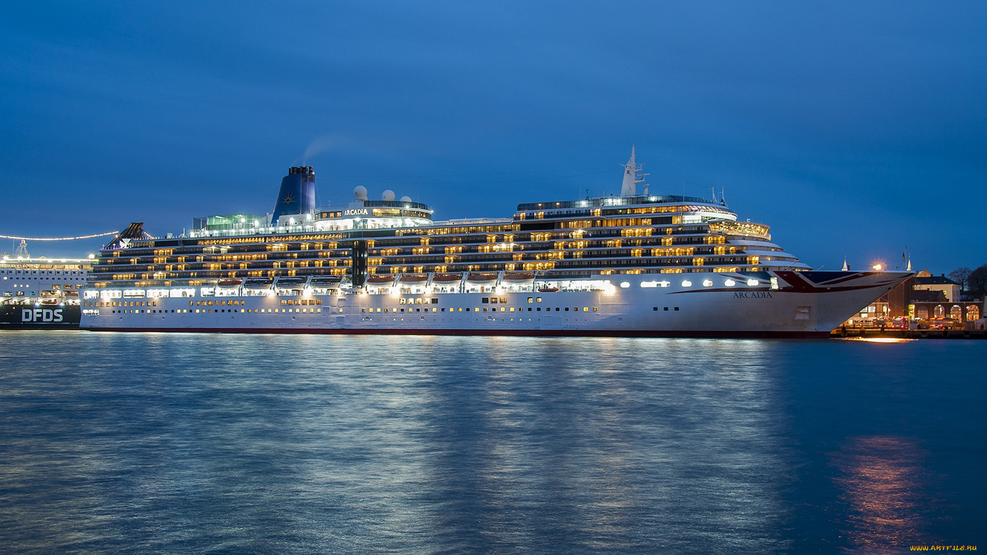 arcadia, корабли, лайнеры, лайнер, круиз