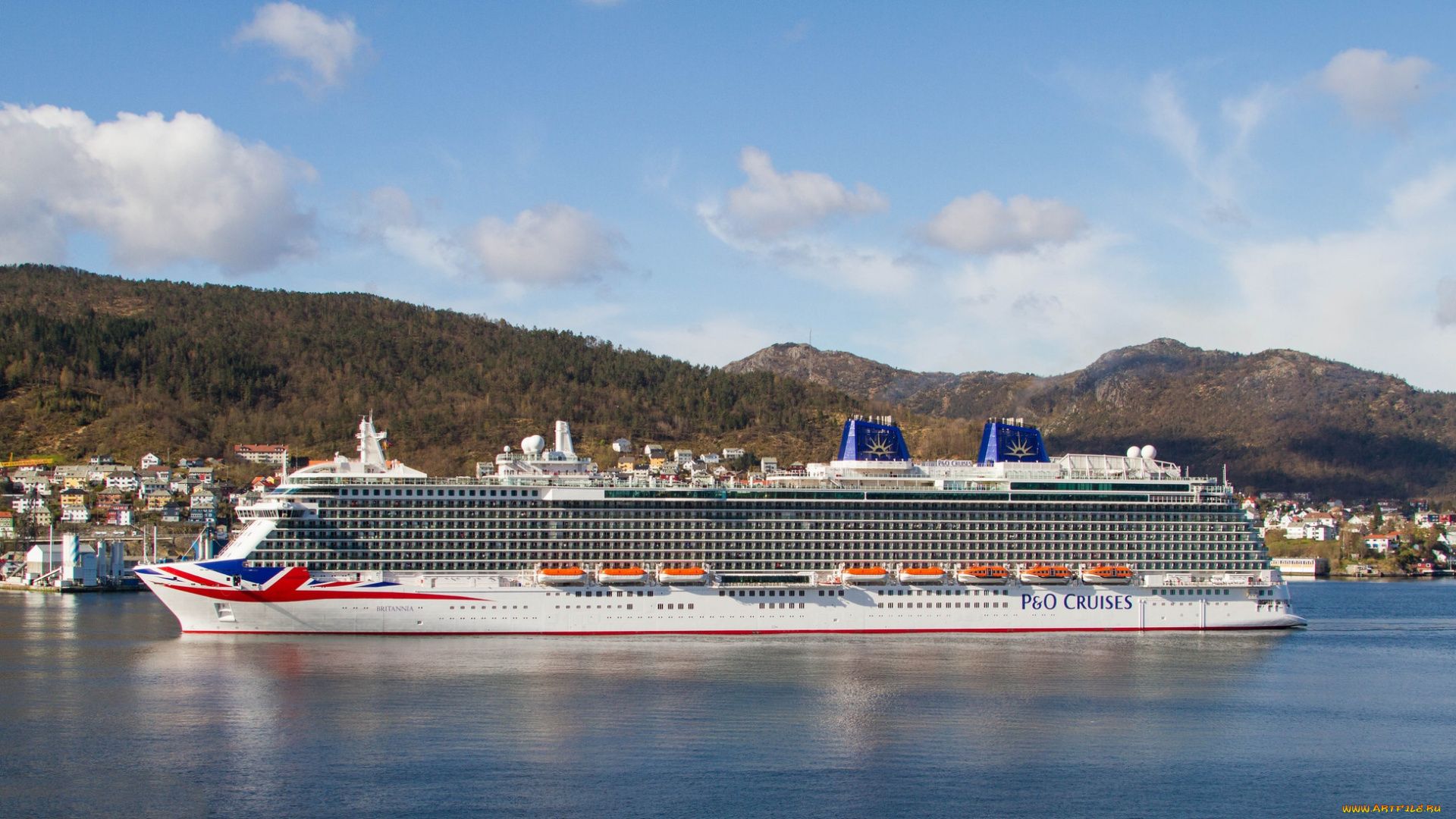 britannia, корабли, лайнеры, круиз, лайнер