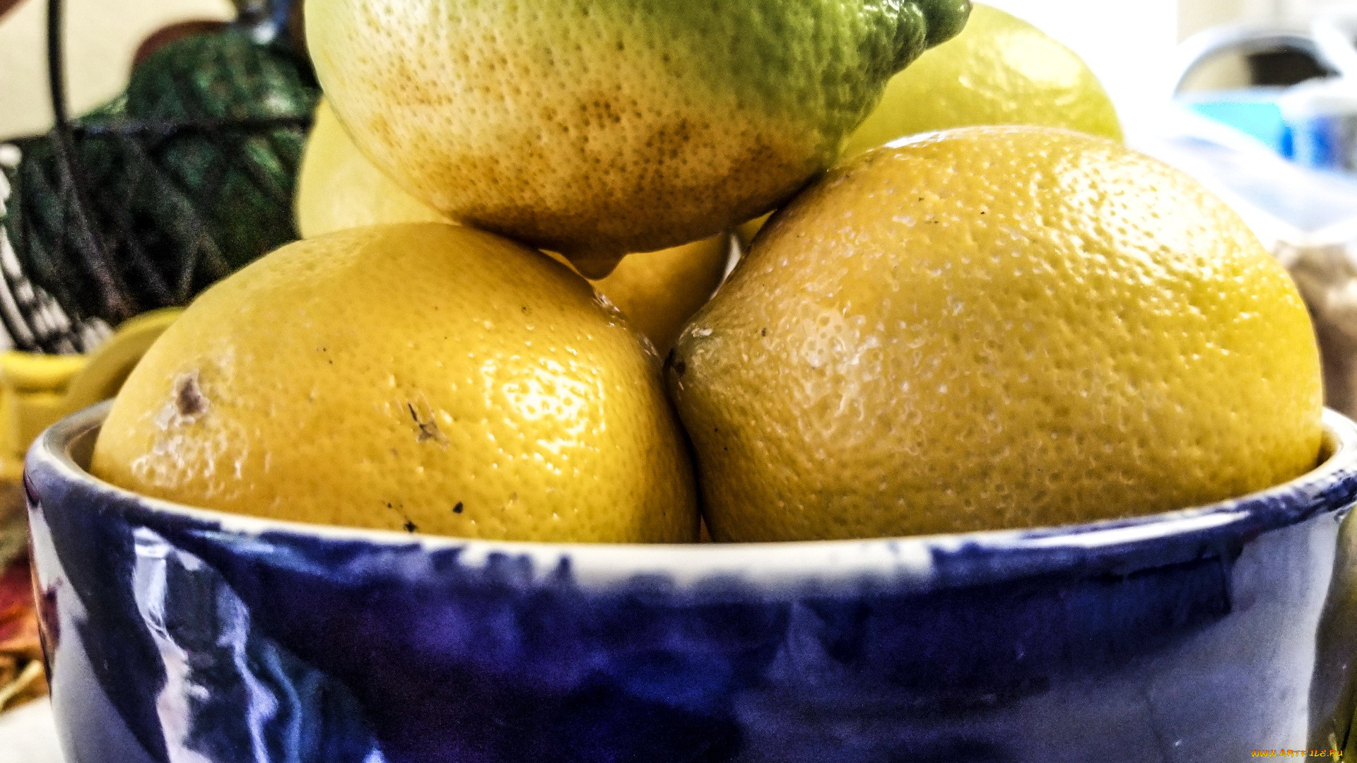 еда, цитрусы, лимон