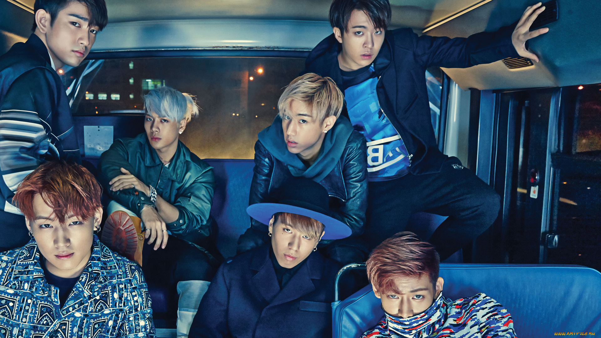 got7, музыка, -временный, певец, музыкант, юноша, взгляд, группа