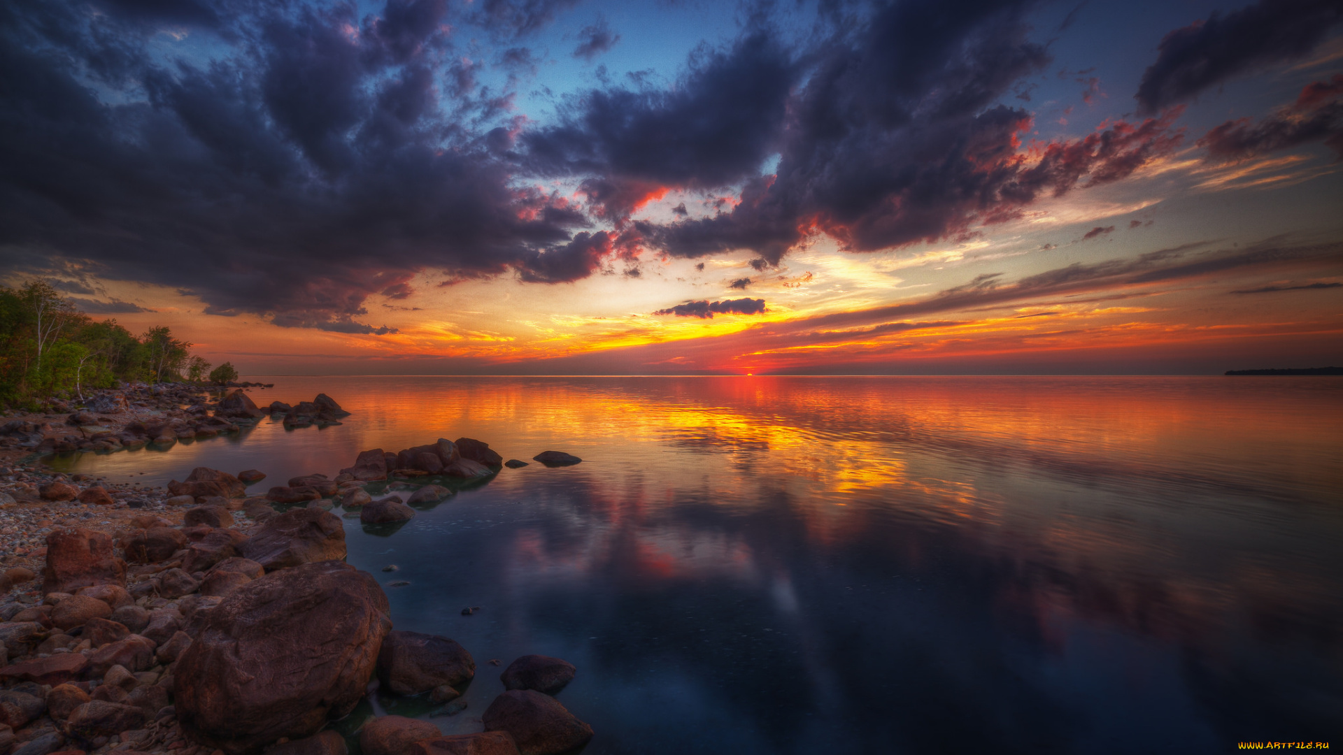 природа, восходы, закаты, простор