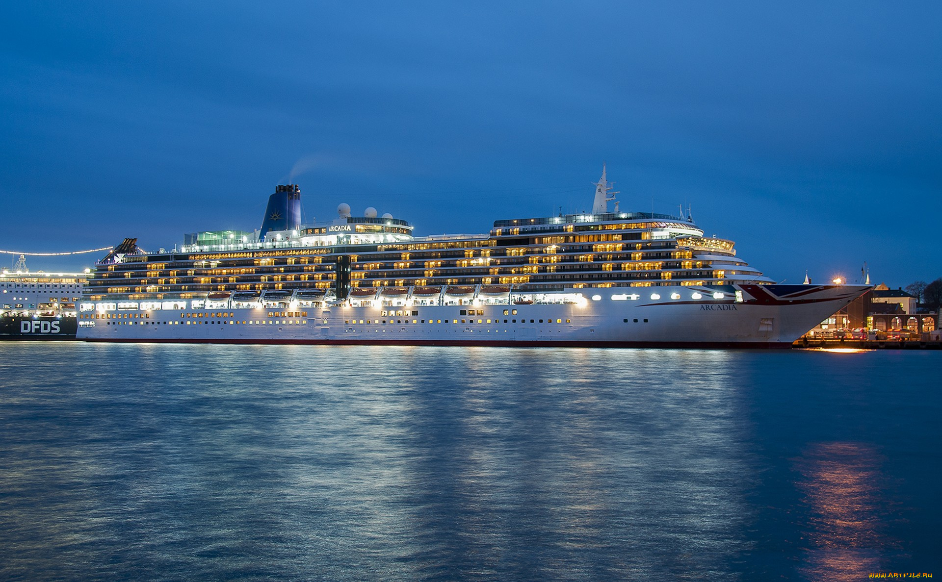 arcadia, корабли, лайнеры, лайнер, круиз