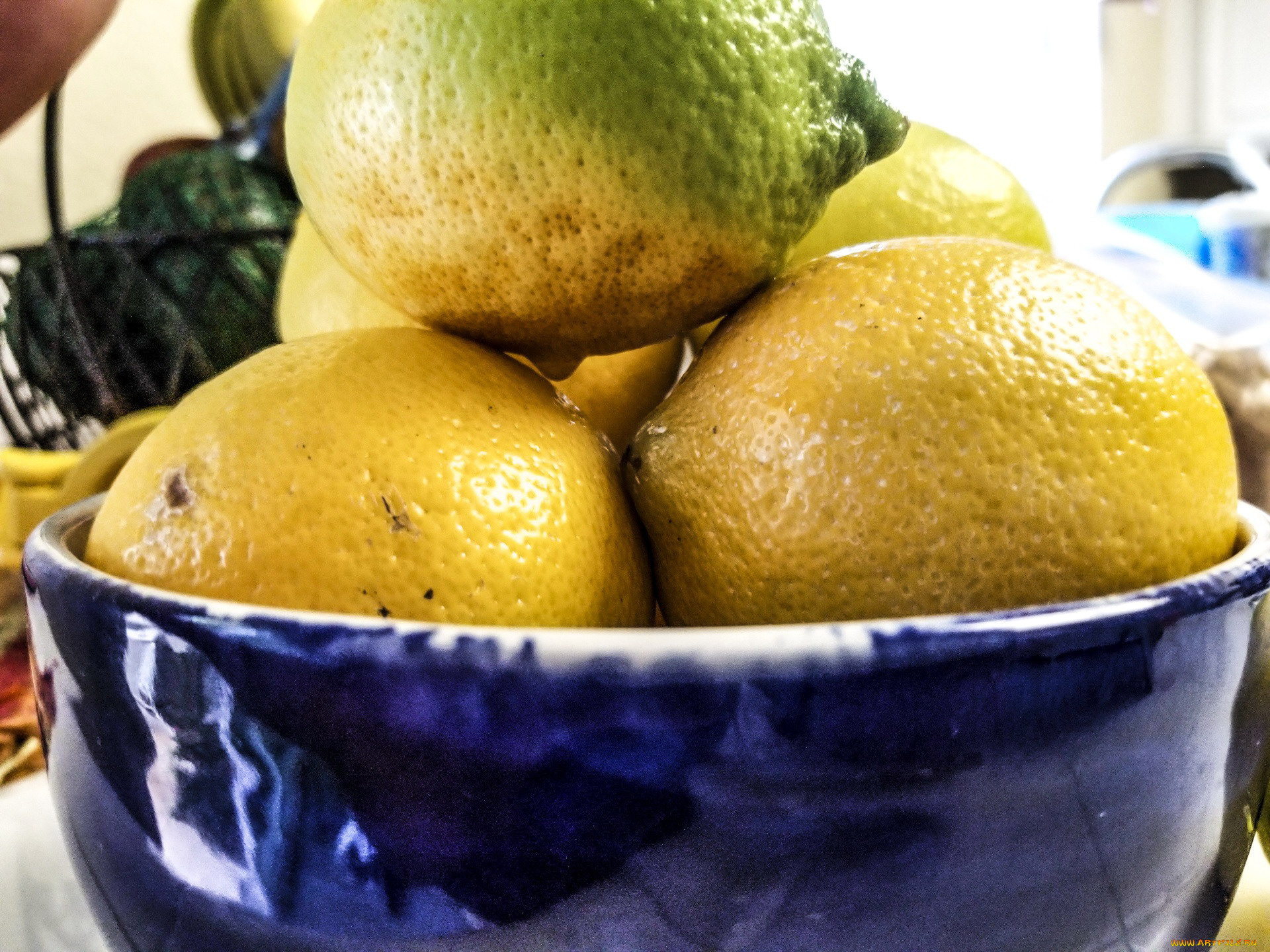 еда, цитрусы, лимон