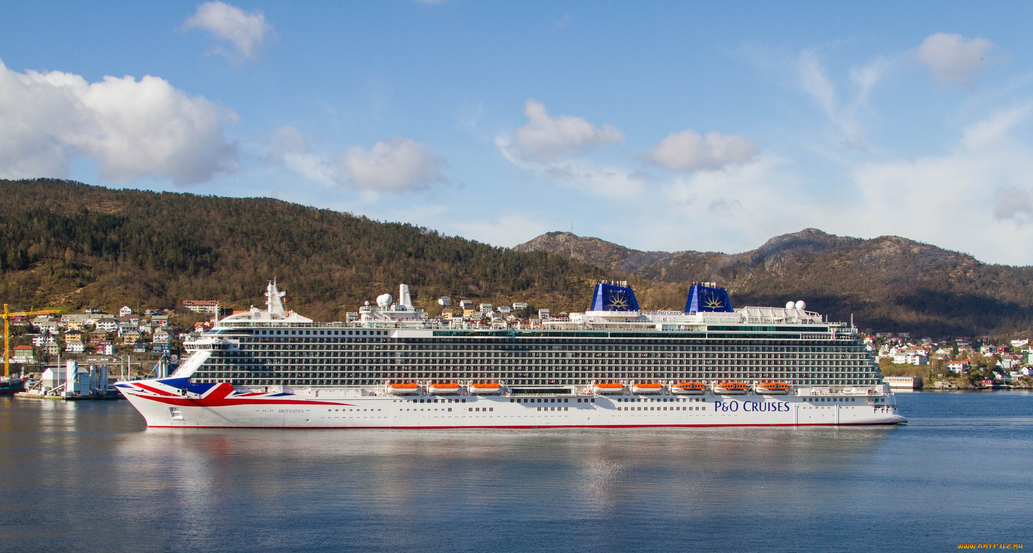 britannia, корабли, лайнеры, круиз, лайнер