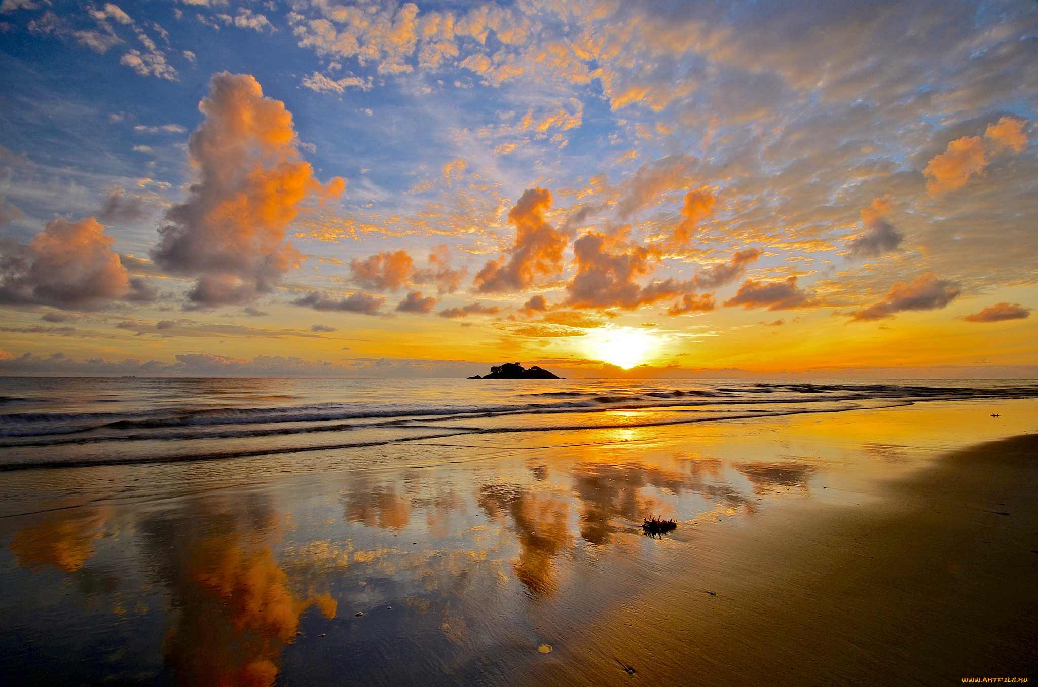 природа, восходы, закаты, простор