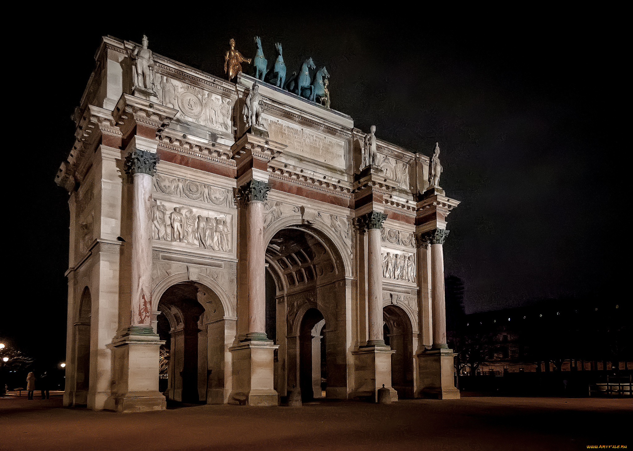 города, париж, , франция, простор