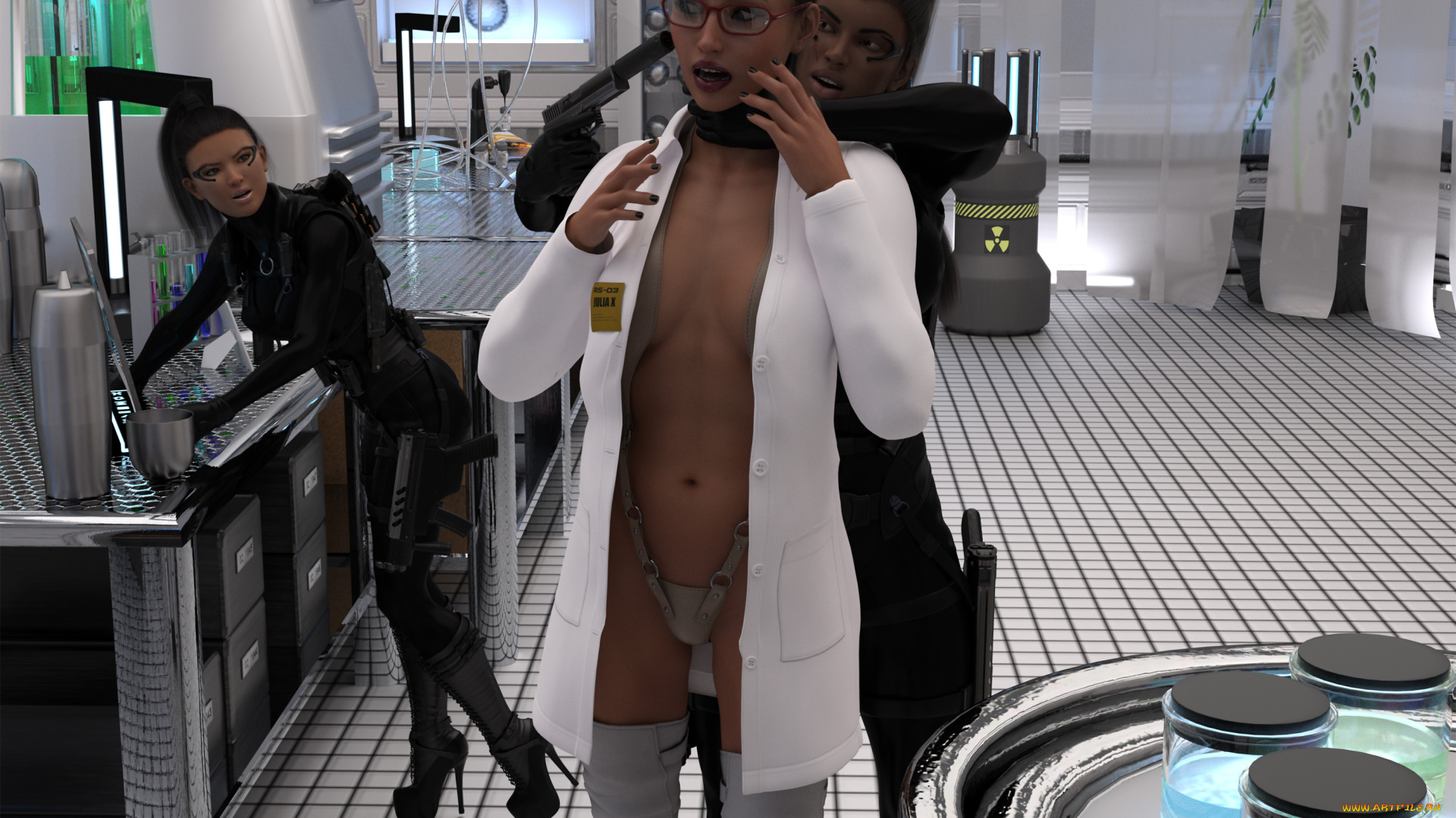 3д, графика, фантазия, , fantasy, фон, взгляд, девушка