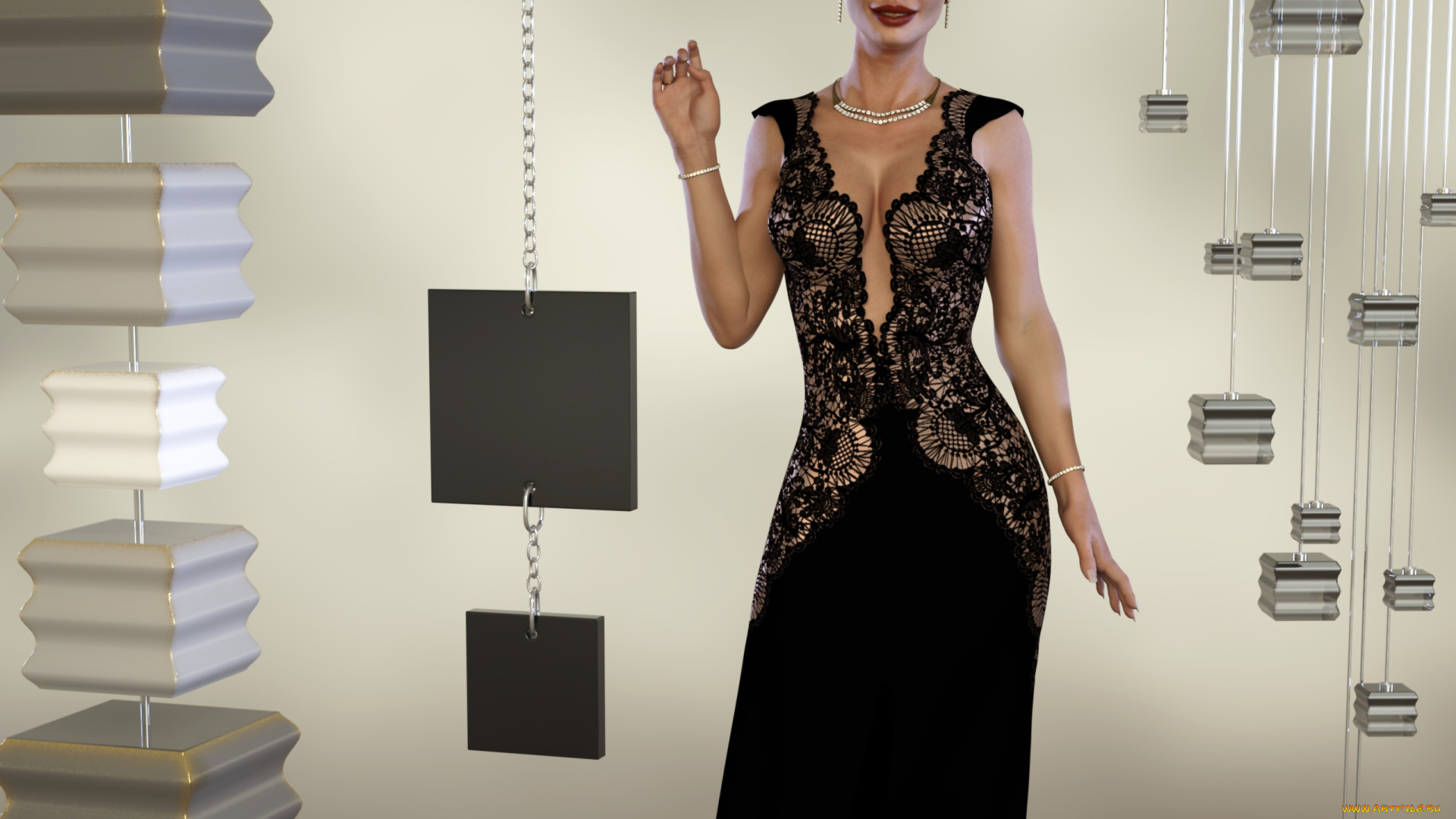 3д, графика, люди, , people, фон, взгляд, девушка