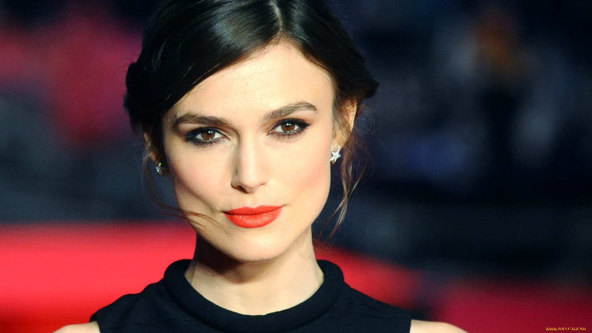 девушки, keira, knightley, лицо, актриса, брюнетка