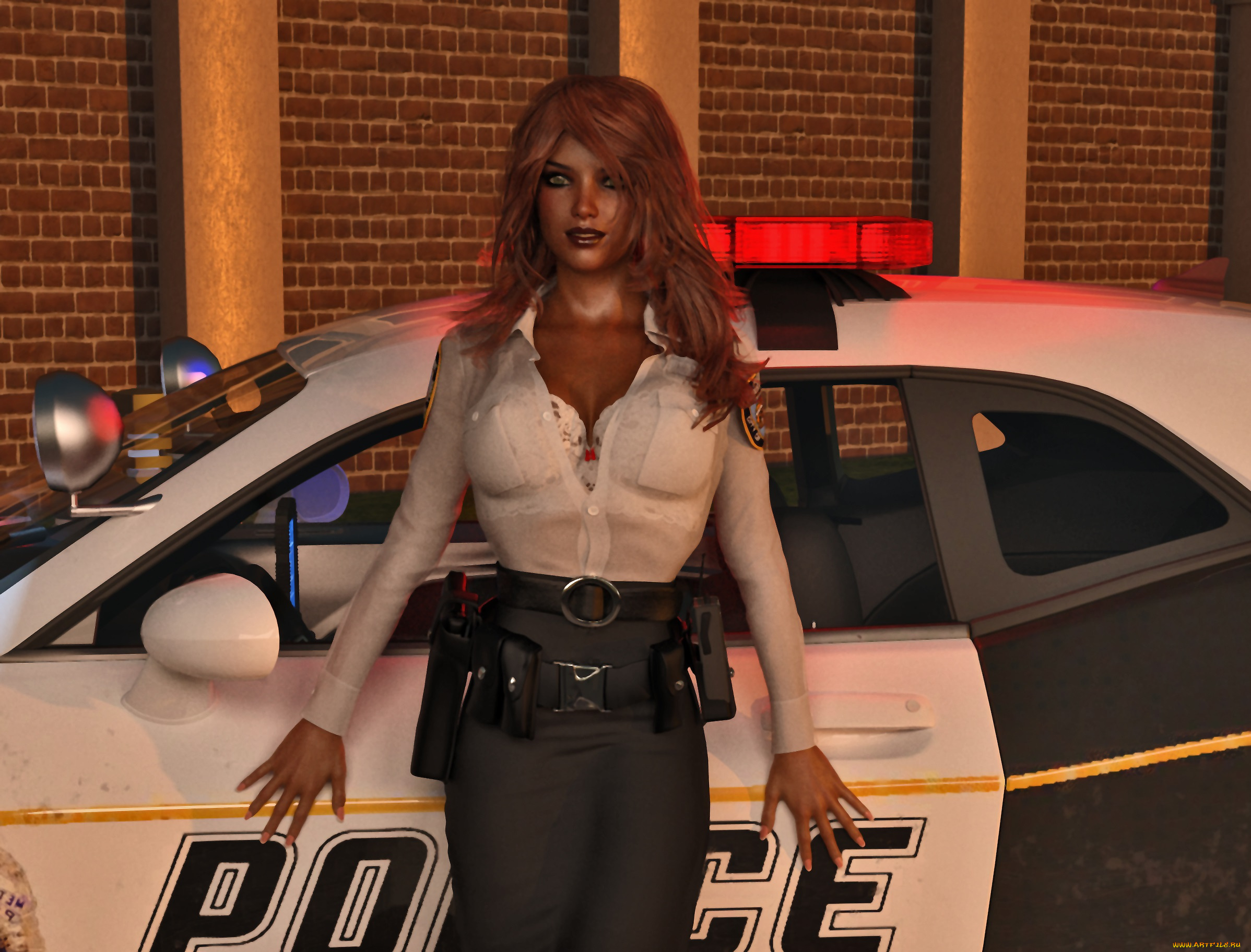 3д, графика, люди-авто, мото, , people-, car, , , moto, фон, взгляд, девушка