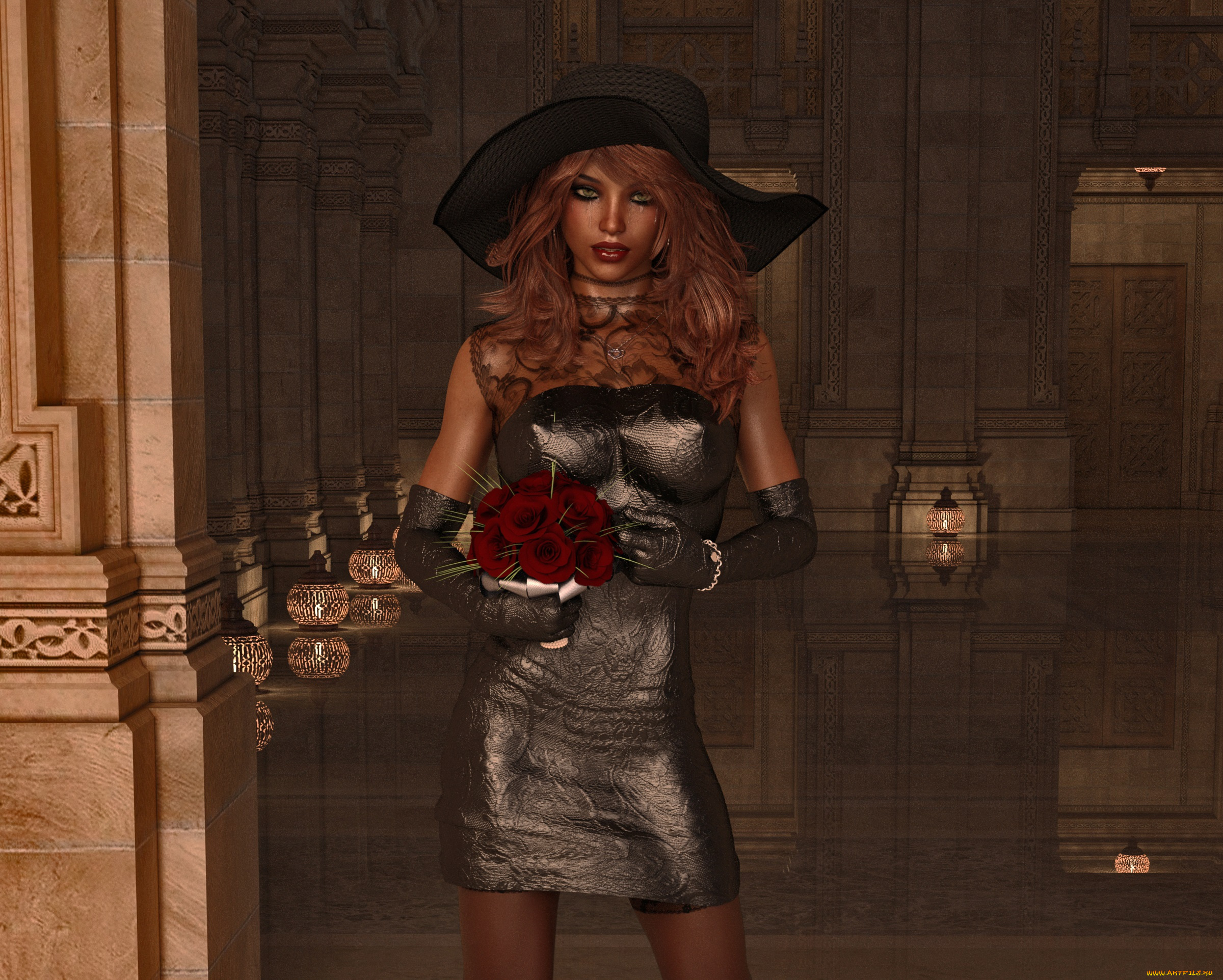 3д, графика, люди, , people, фон, взгляд, девушка