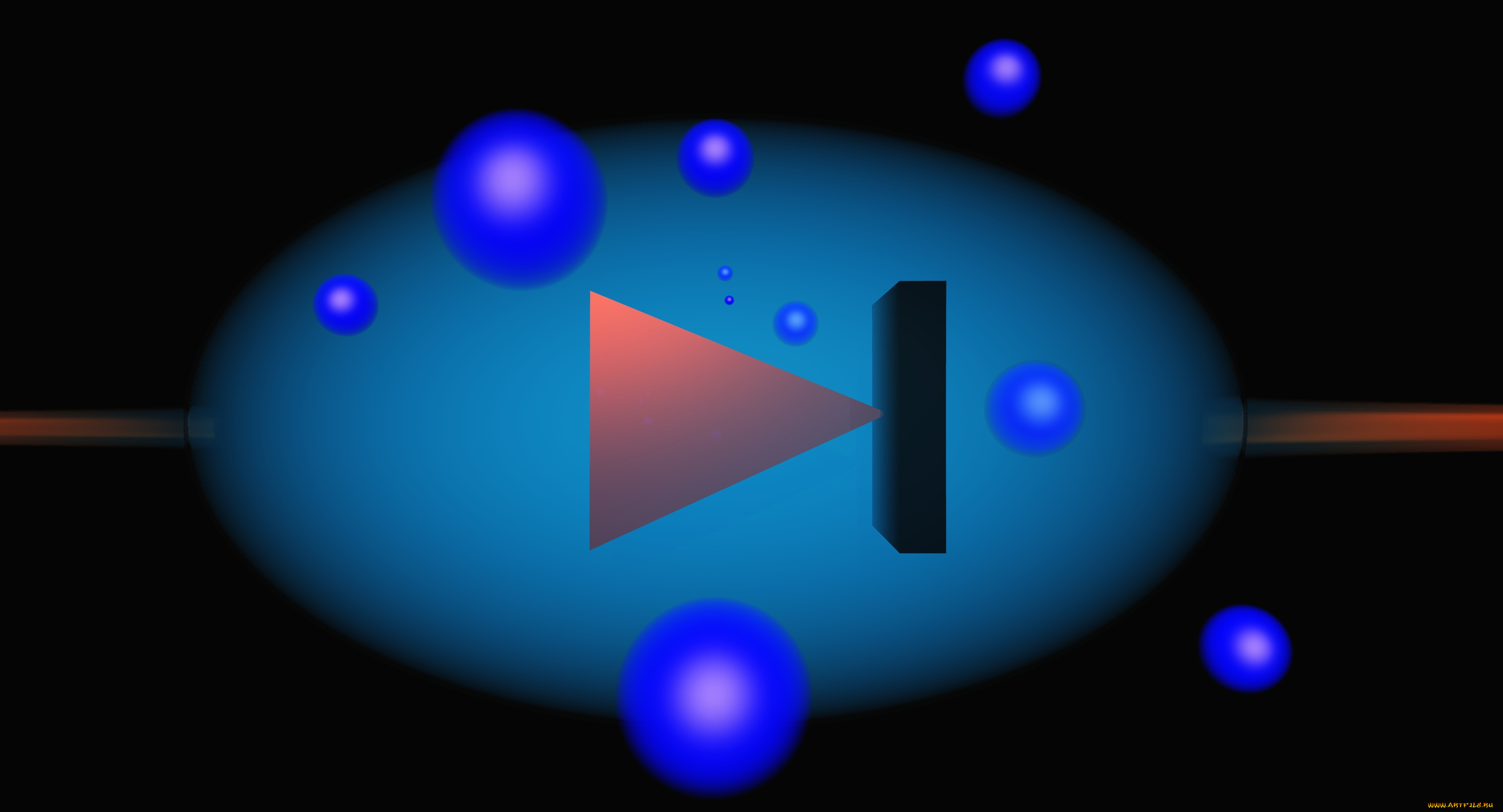 3д, графика, моделирование, , modeling, фон, шары