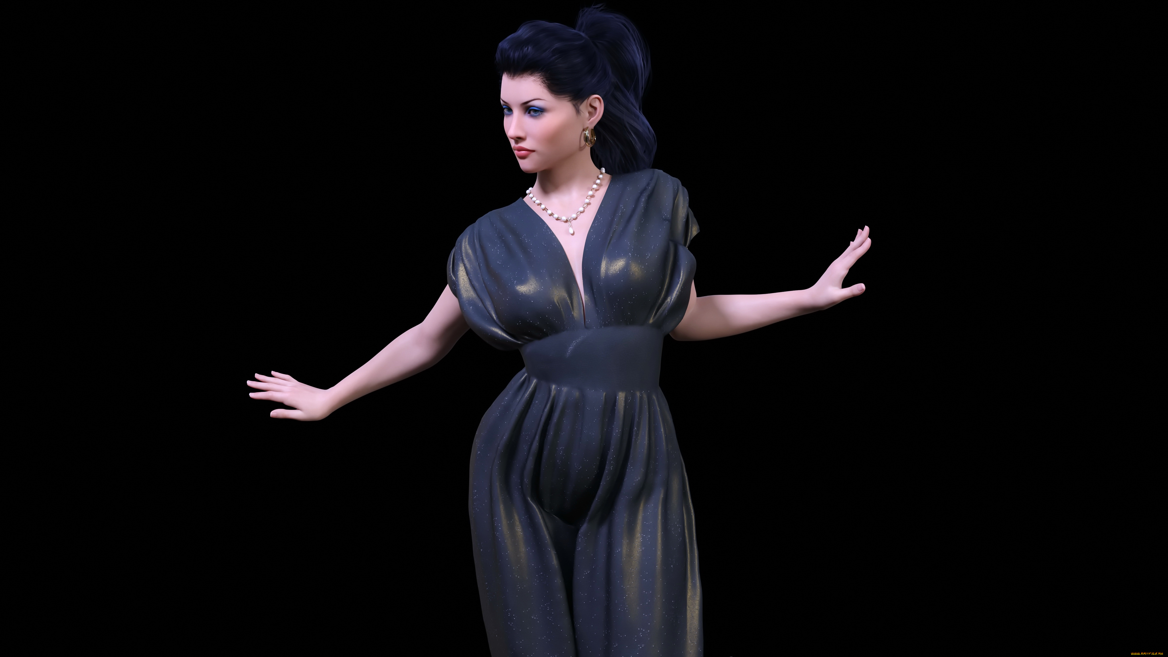 3д, графика, люди, , people, фон, взгляд, девушка