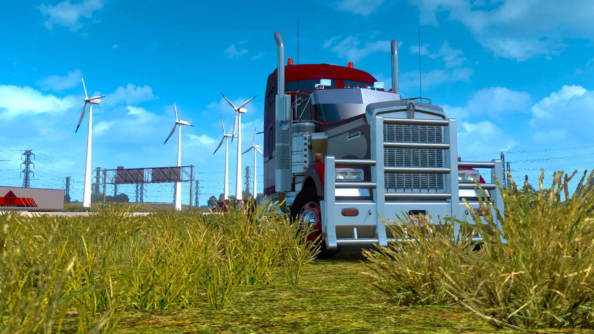 kenworth, w900, автомобили, kenworth, w900, крутой, грузовик, монстр, на, колёсах, кеша