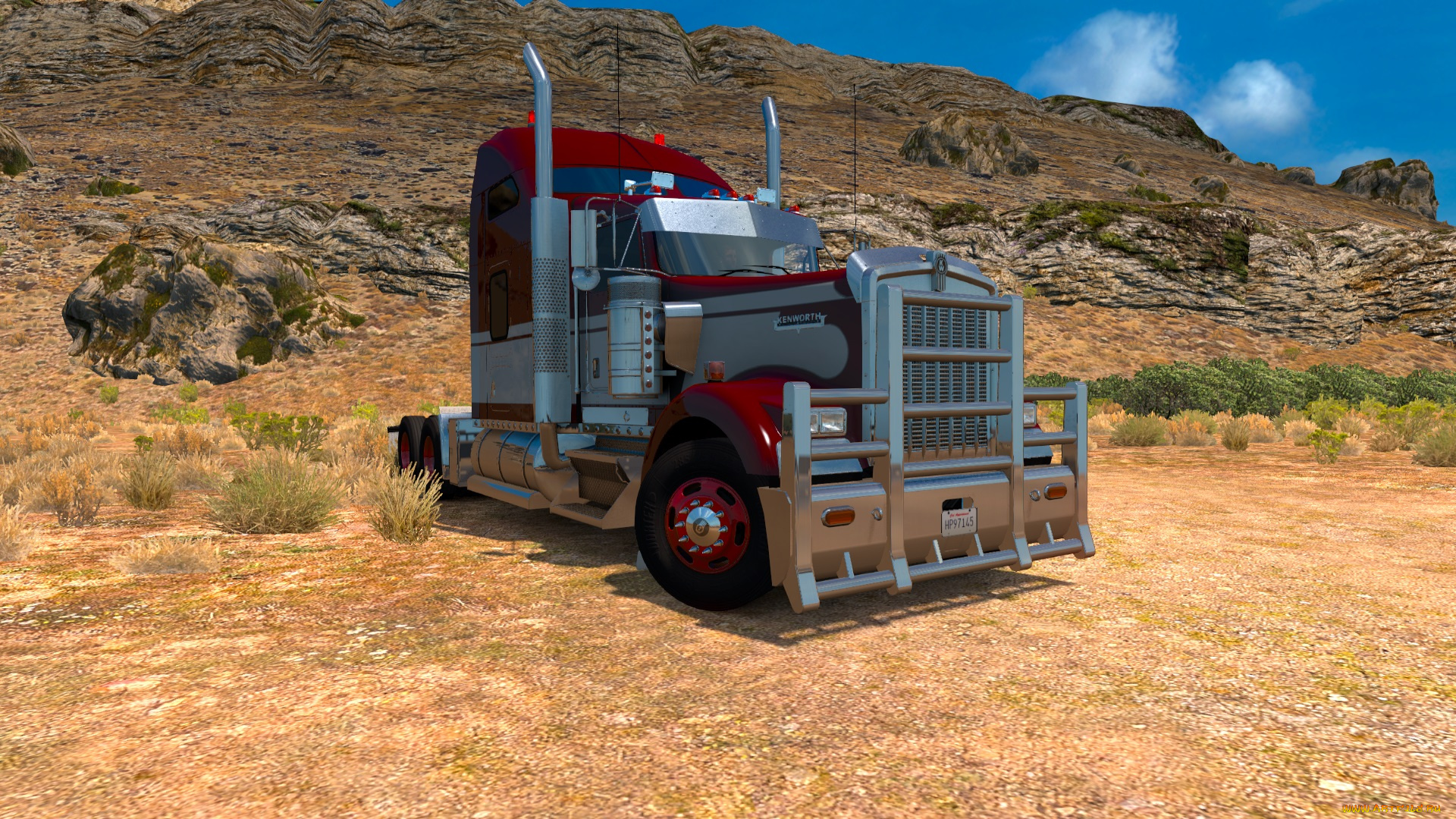 kenworth, w900, автомобили, kenworth, w900, крутой, грузовик, монстр, на, колёсах, кеша