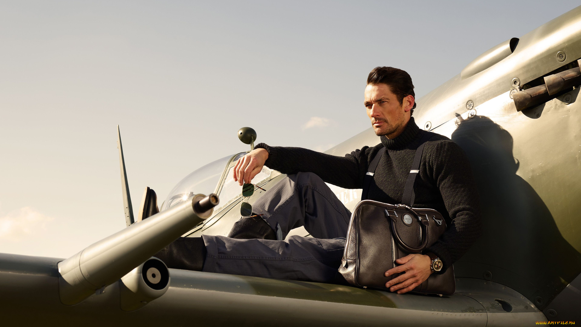 мужчины, david, gandy, модель