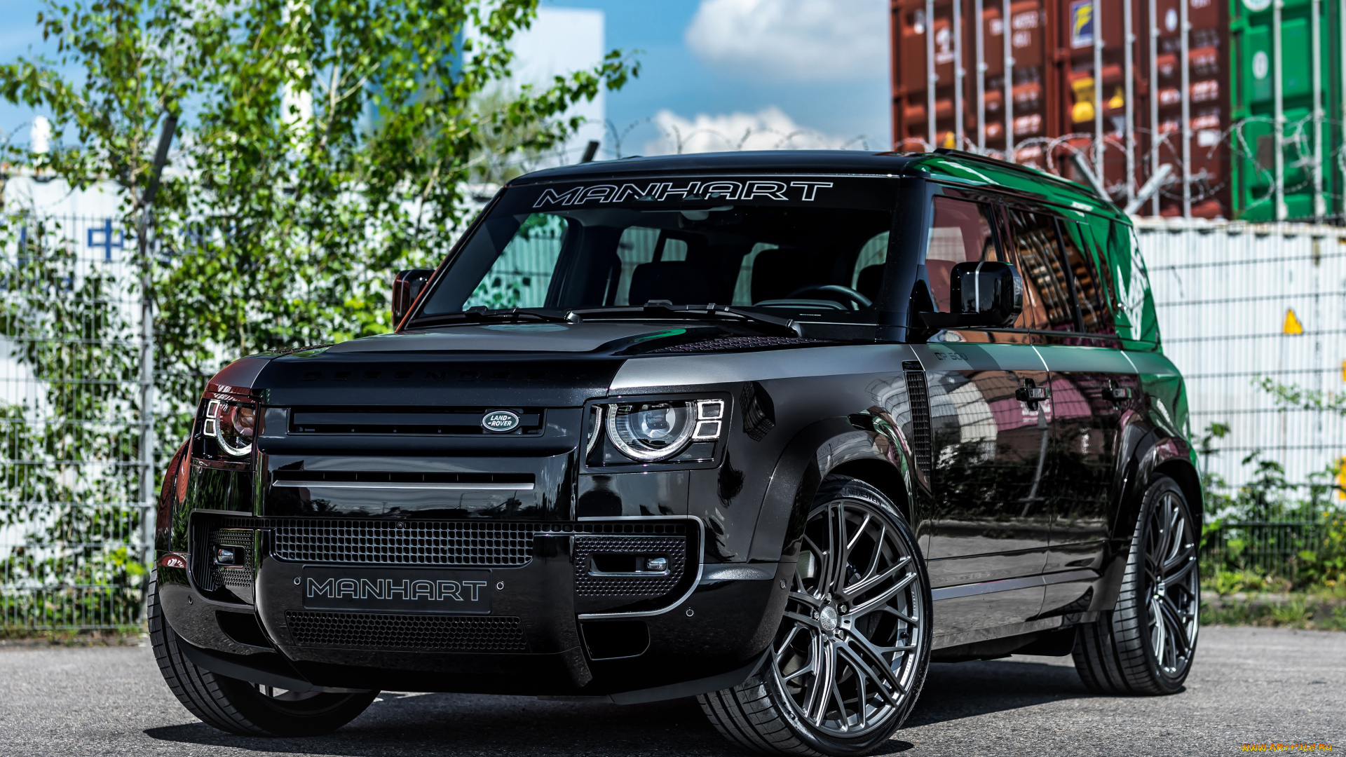 автомобили, land-rover, manhart