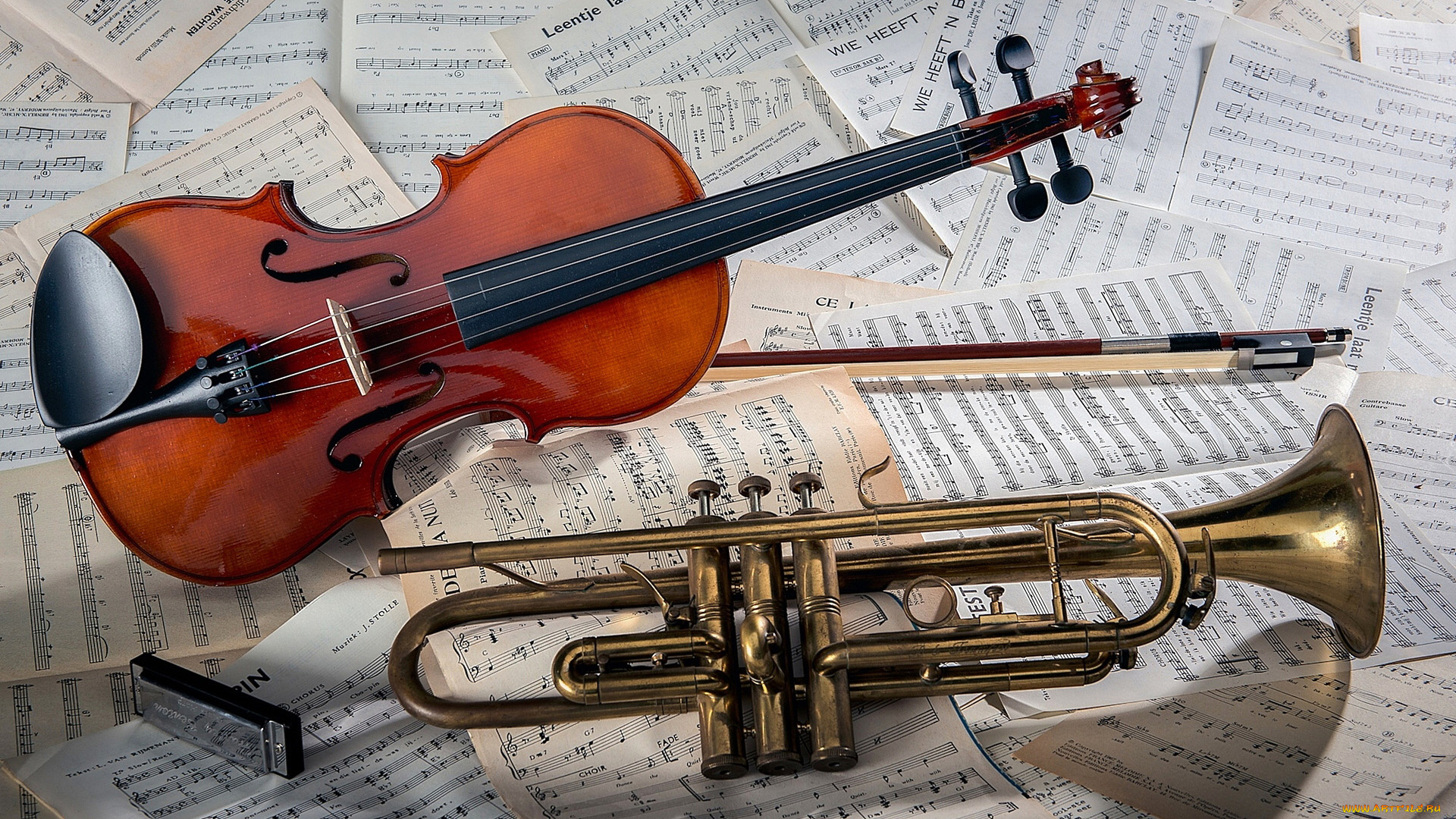 музыка, -музыкальные, инструменты, скрипка