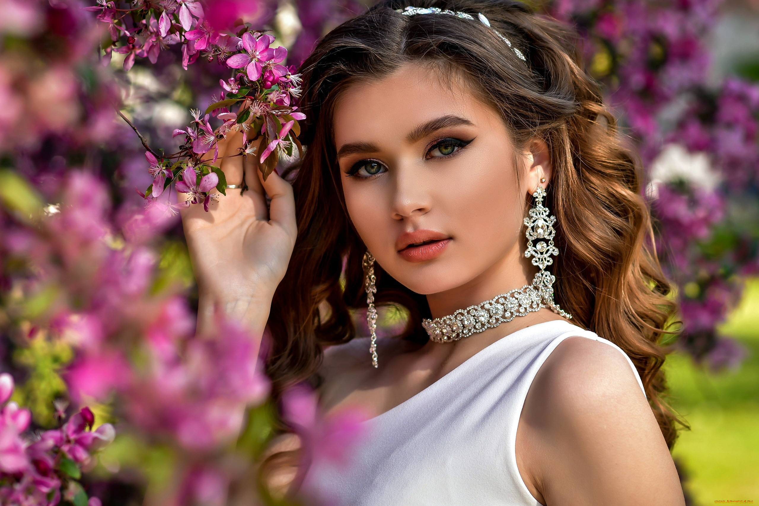 девушки, -, лица, , портреты, макияж, бижутерия, диана, алексашкина